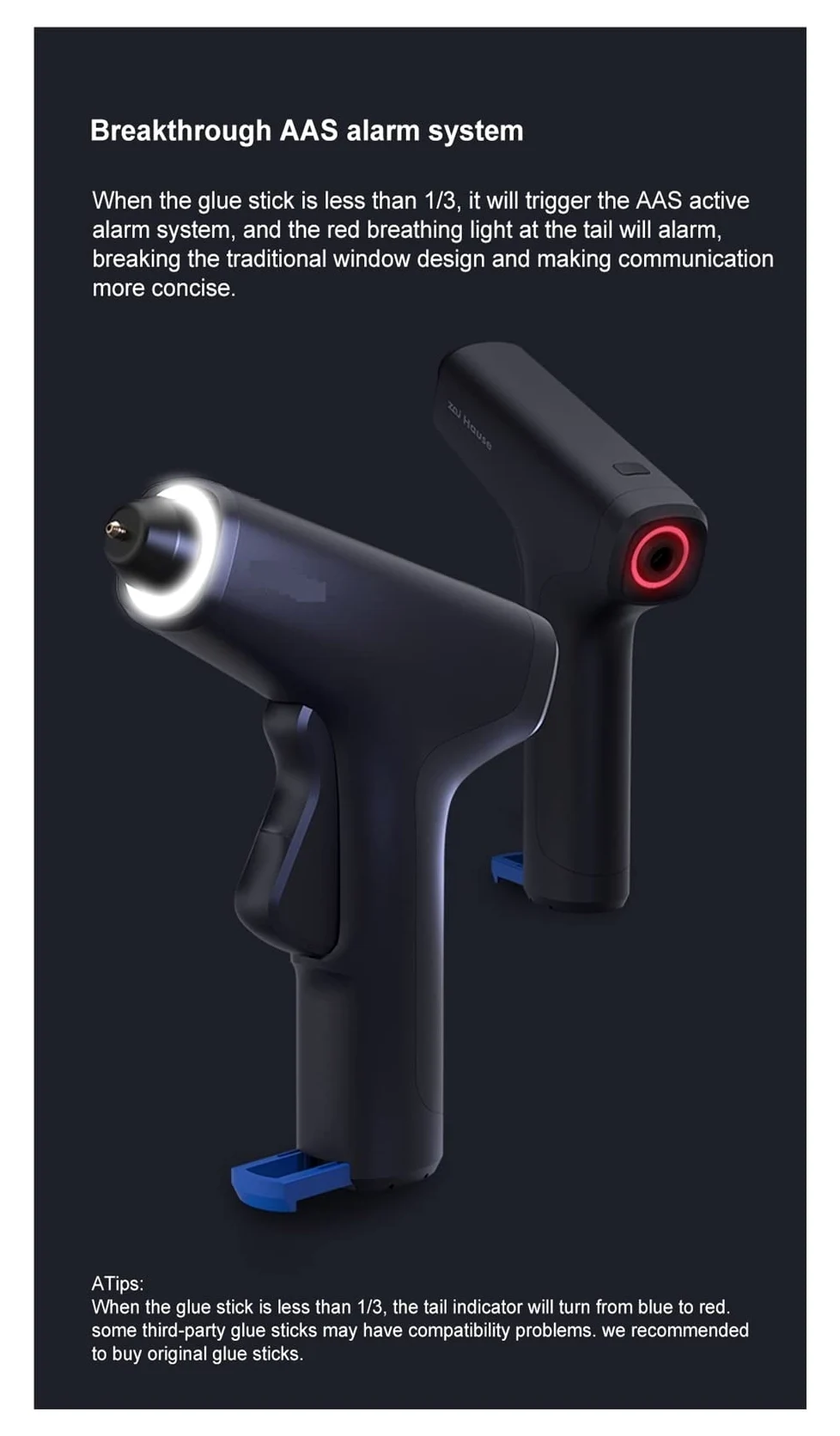 Pistolet Na Klej, Bezprzewodowy Pistolet Do Klejenia Na Gorąco Zestaw Szybkiego Nagrzewania Pistoletu Do Klejenia Z Premium Klej W Sztyfcie Do Domu Gorący Pistolet Silikonowy Do Szkoły Rzemiosła DIY A