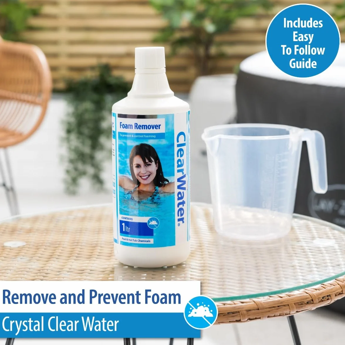Clearwater Foam Remover CH0007 Środek do Basenów 1 l
