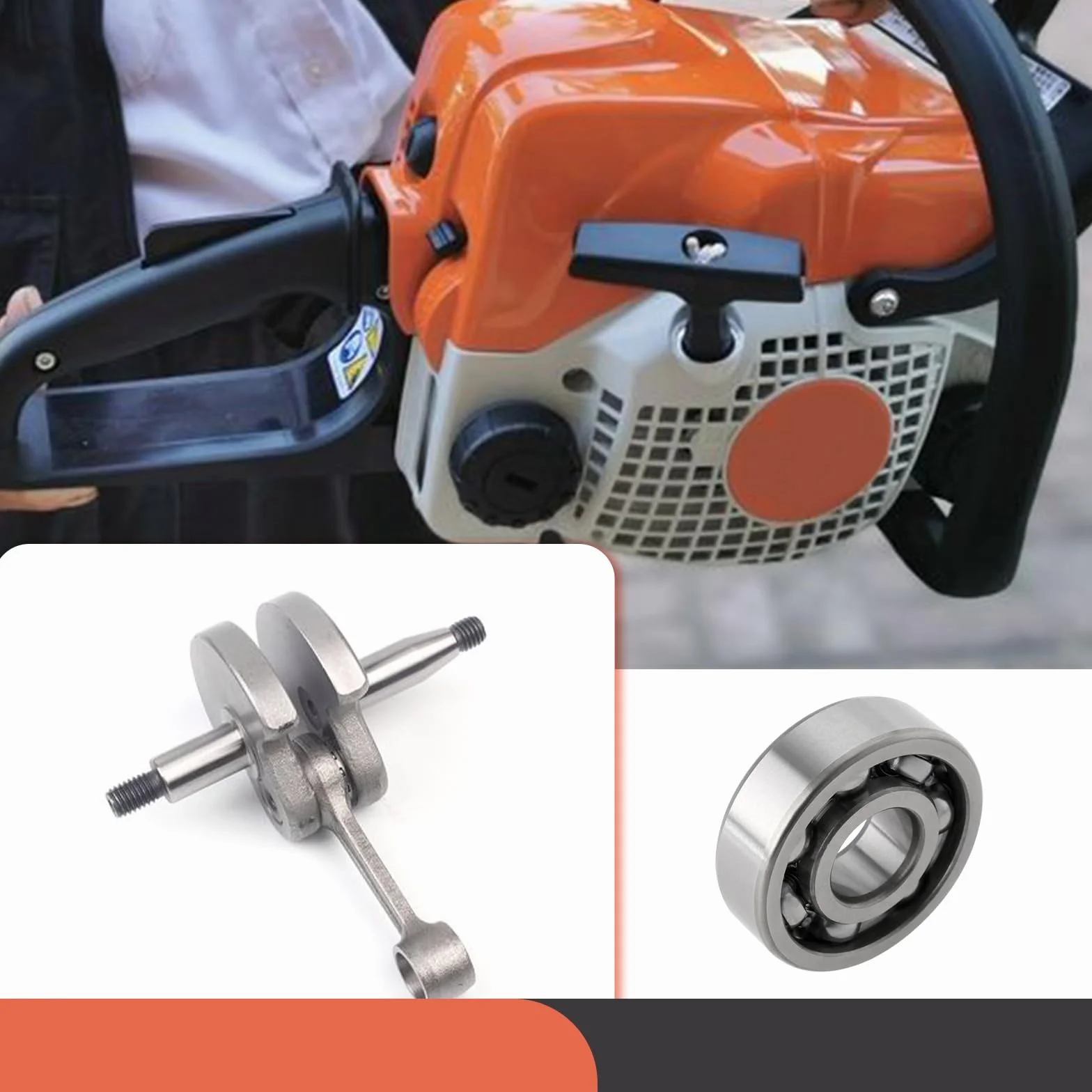 Stihl Zestaw Łożysk Wału Korbowego i Uszczelek BG56 BG66 BG86 SH56 SH85 SH86