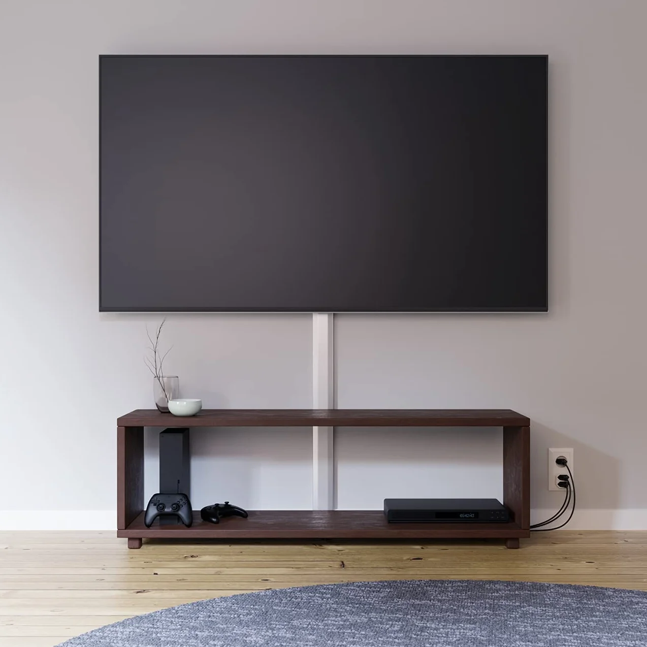 deleyCON uniwersalny kanał kablowy kanał liniowy innowacyjny mechanizm składania wysokiej jakości aluminium długość 50cm - szerokość 6cm - wysokość 2cm - biały