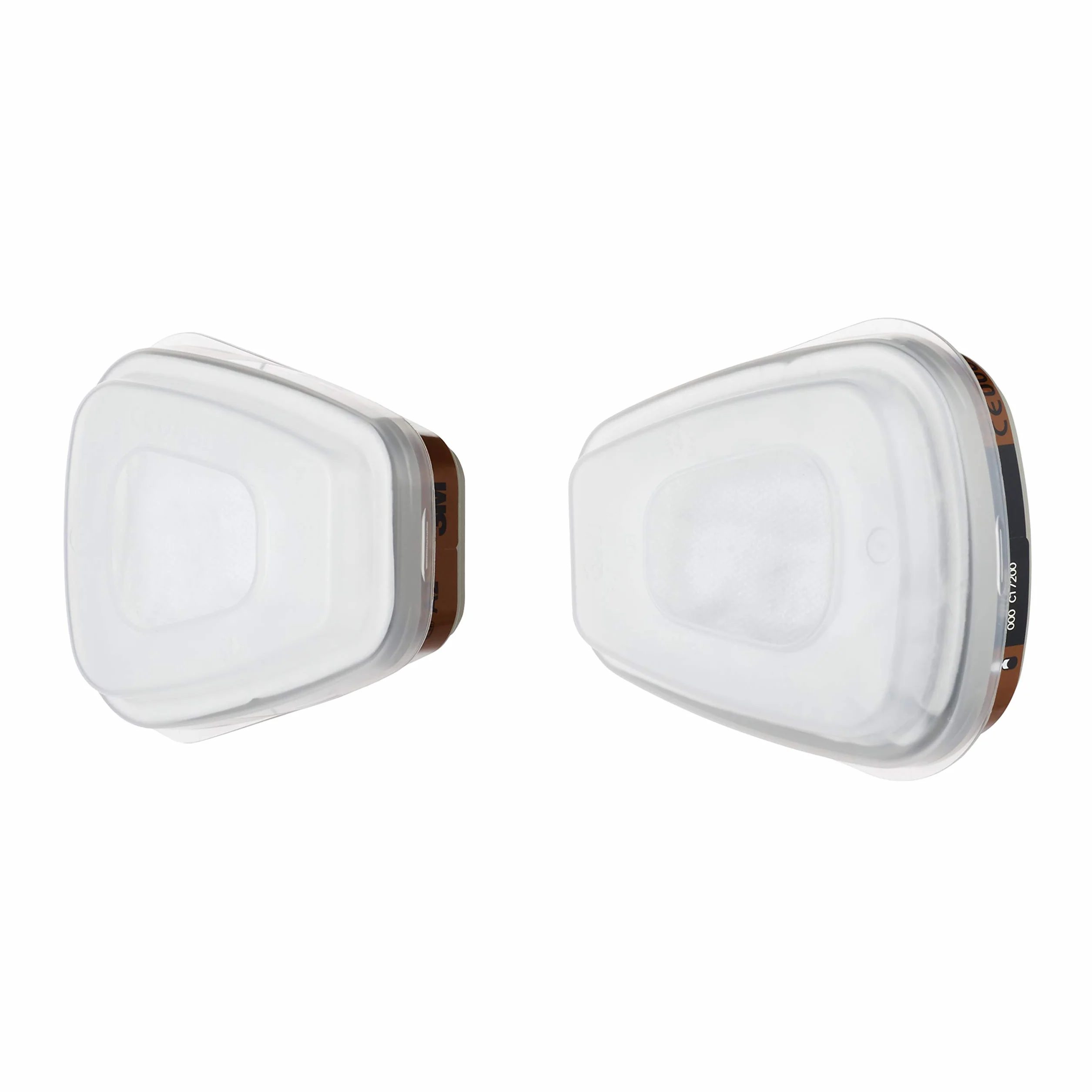 3M 6002 CR Filtr zamienny do prac natryskowych 6002CR – filtr wymienny z poziomem ochrony A2P2 do półmasek 3M do prac natryskowych i prac szlifierskich – 1 filtr z podwójnym zaworem oddechowym, 18 x 9