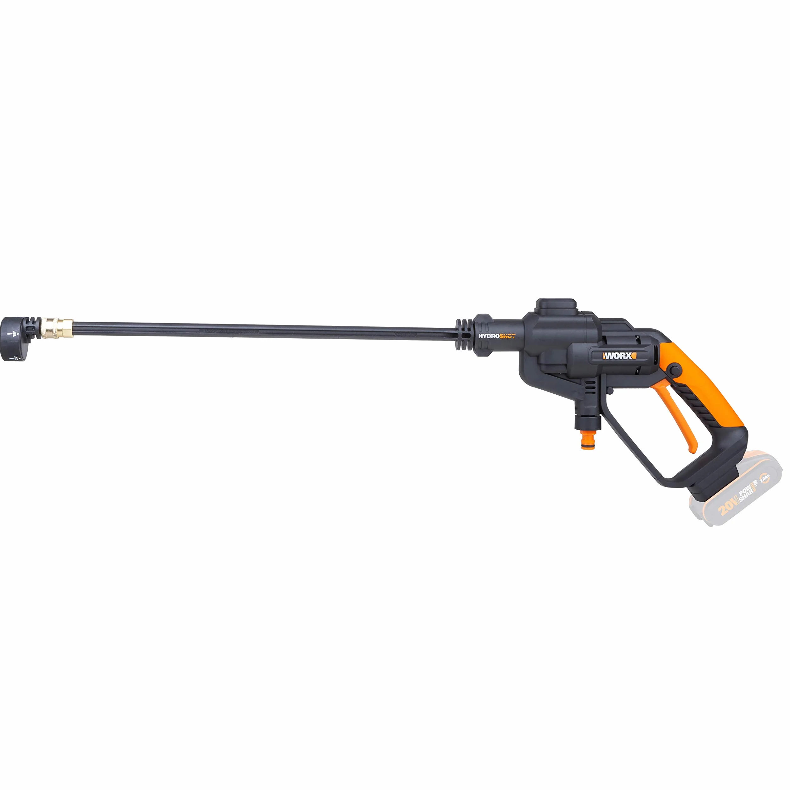 WORX WG620E.9 Hydroshot Akumulatorowa Myjka Wysokociśnieniowa 20 V, Bez Akumulatora i Ładowarki