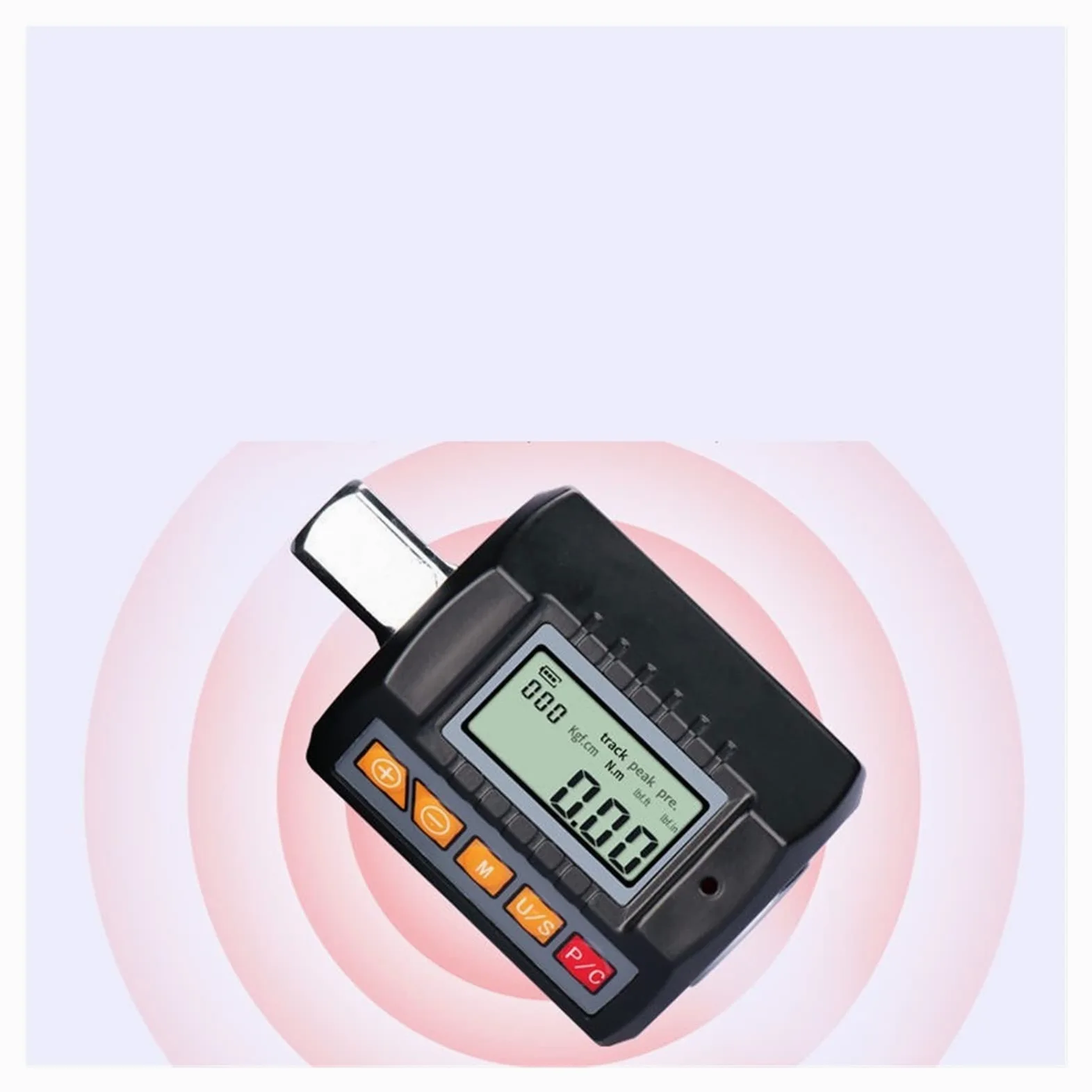 Klucz dynamometryczny, Cyfrowy klucz dynamometryczny WEI Degrees Digital Meter Meter Miernik momentu obrotowego Tester z kluczem mechanicznym za pomocą cyfrowego(WNC—200N.M)