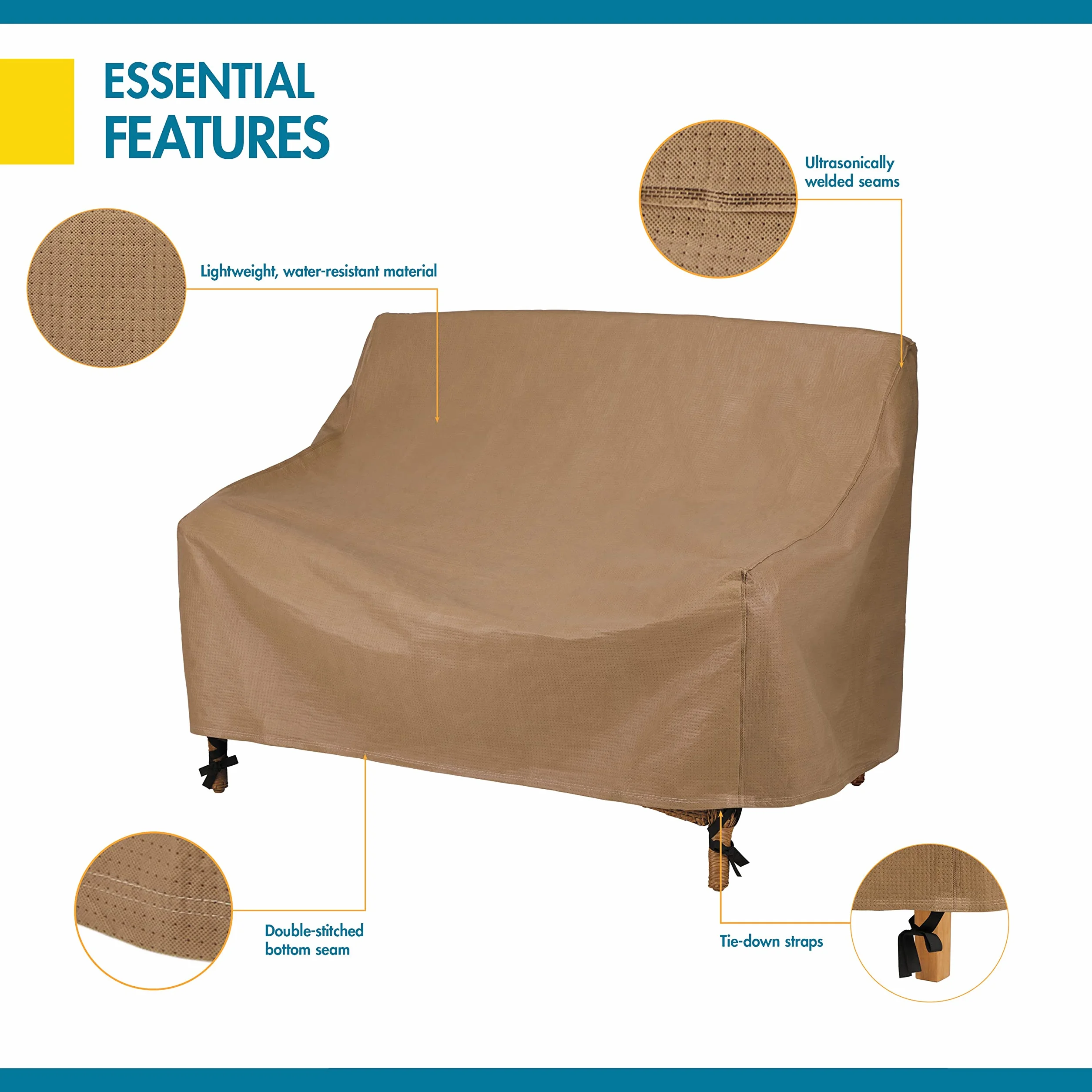 Duck Covers Essential Patio Loveseat 180 cm