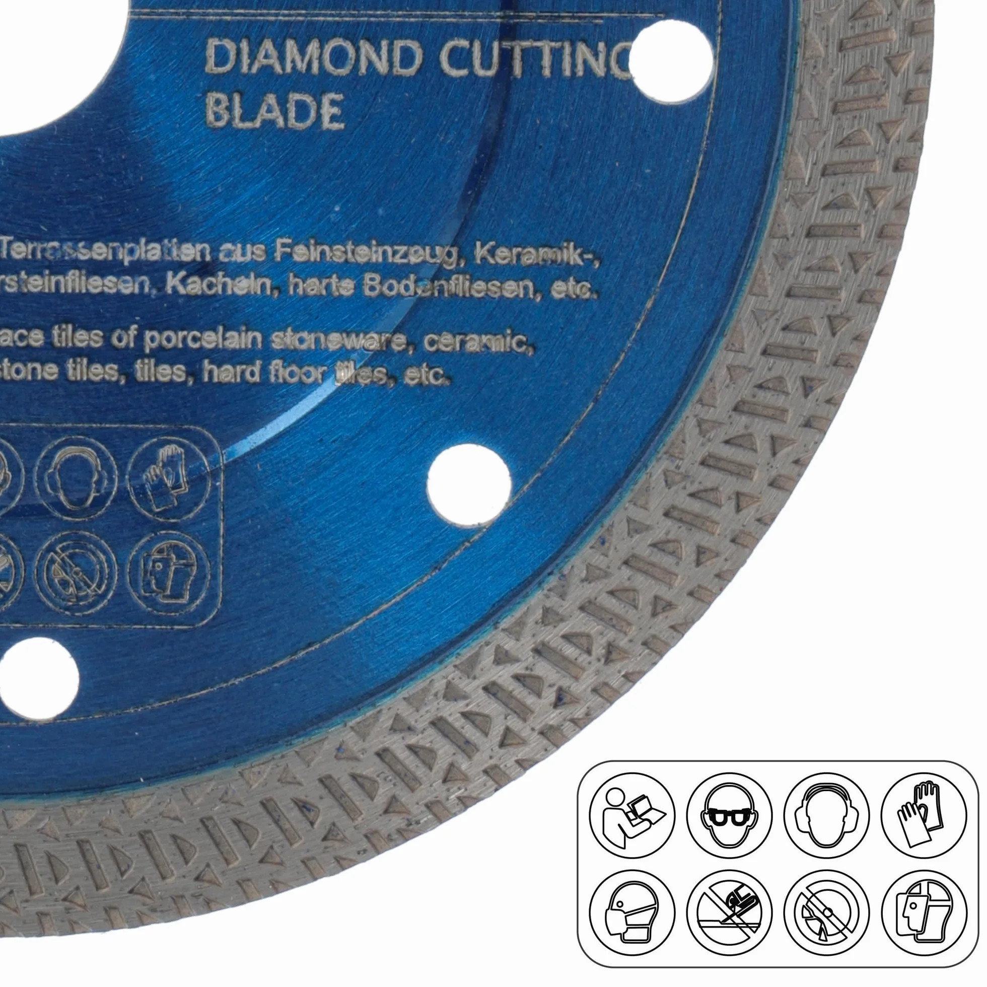 PRODIAMANT Diamentowa tarcza tnąca F50 135 mm x 20 mm do płytek i gresu | akcesoria do automatycznych przecinarek do płytek stołowych | pasuje m.in. do TCSA1200 | Turbo 1,2 mm segment