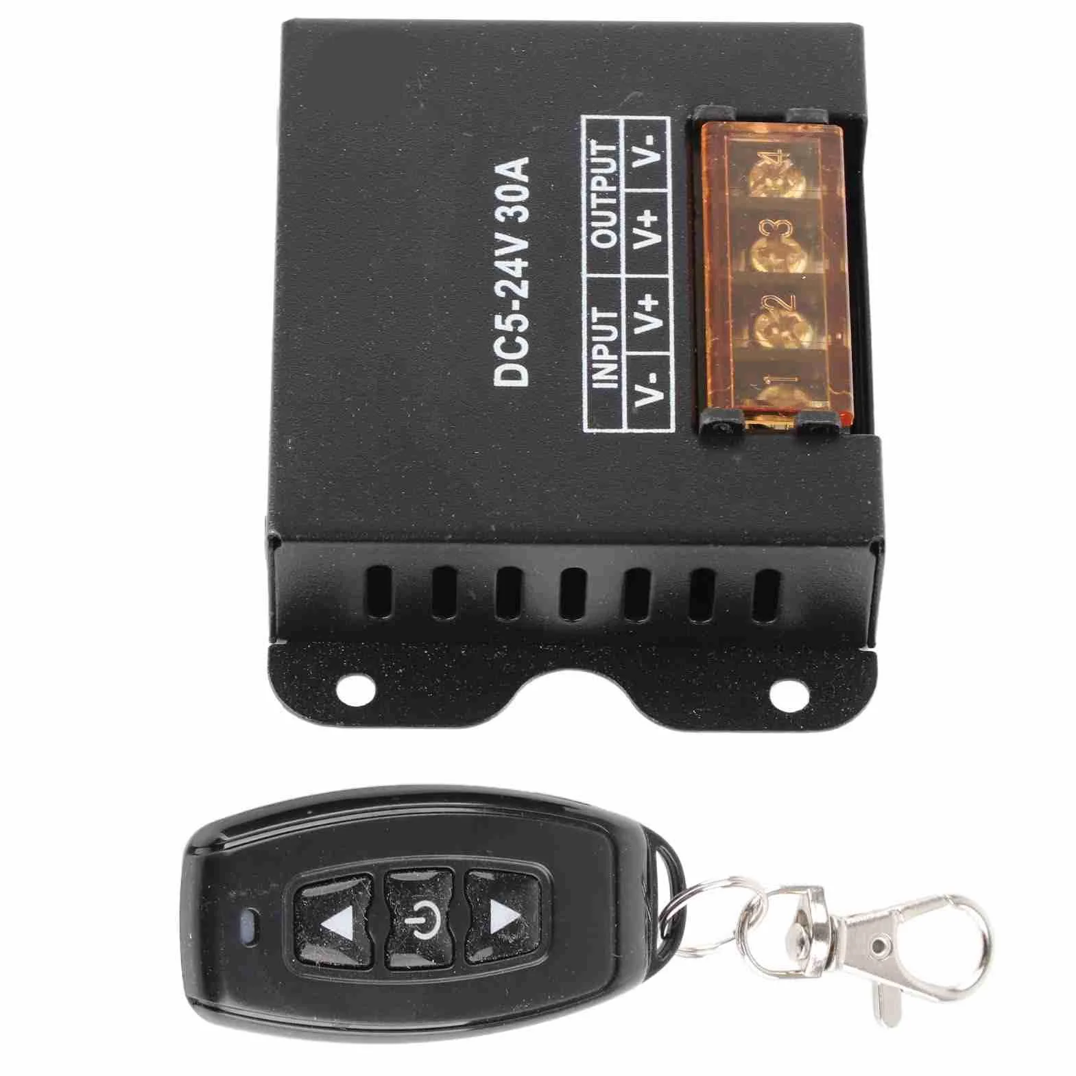 Sterownik ściemniacza LED Jednokolorowy Sterownik ściemniacza LED Monochromatyczne światło ze ściemniaczem 3 Klawisze RF Bezprzewodowy Pilot o Dużej Mocy do Jednokolorowych świateł Taśmowych