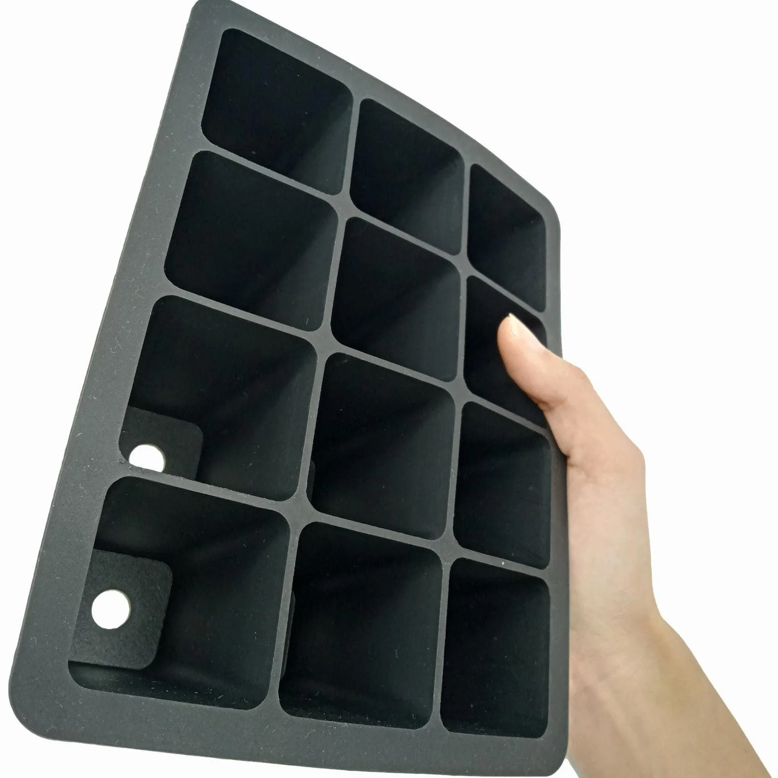 Tace startowe do sadzonek,tacki do uprawy ro?lin z 12 komórkami - Doniczki startowe do nasion, silikonowe 7,1 x 5,5 wielokrotnego u?ytku i mo? my? w zmywarce do rozpoczynania nasion Vesone