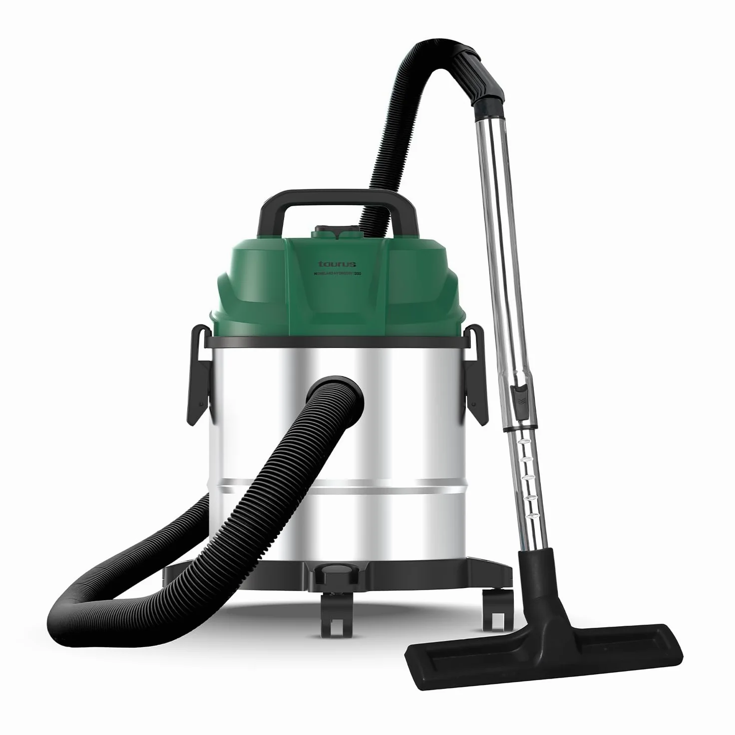 Taurus Odkurzacz Homeland Hydrodry 1200 | do ciał stałych i cieczy | 1200 W | 15L | Funkcja dmuchawy | Radio akcji 7m | Kabel 4,3 m | Idealny dom, garaż, warsztat i na zewnątrz | Akcesoria w zestawie