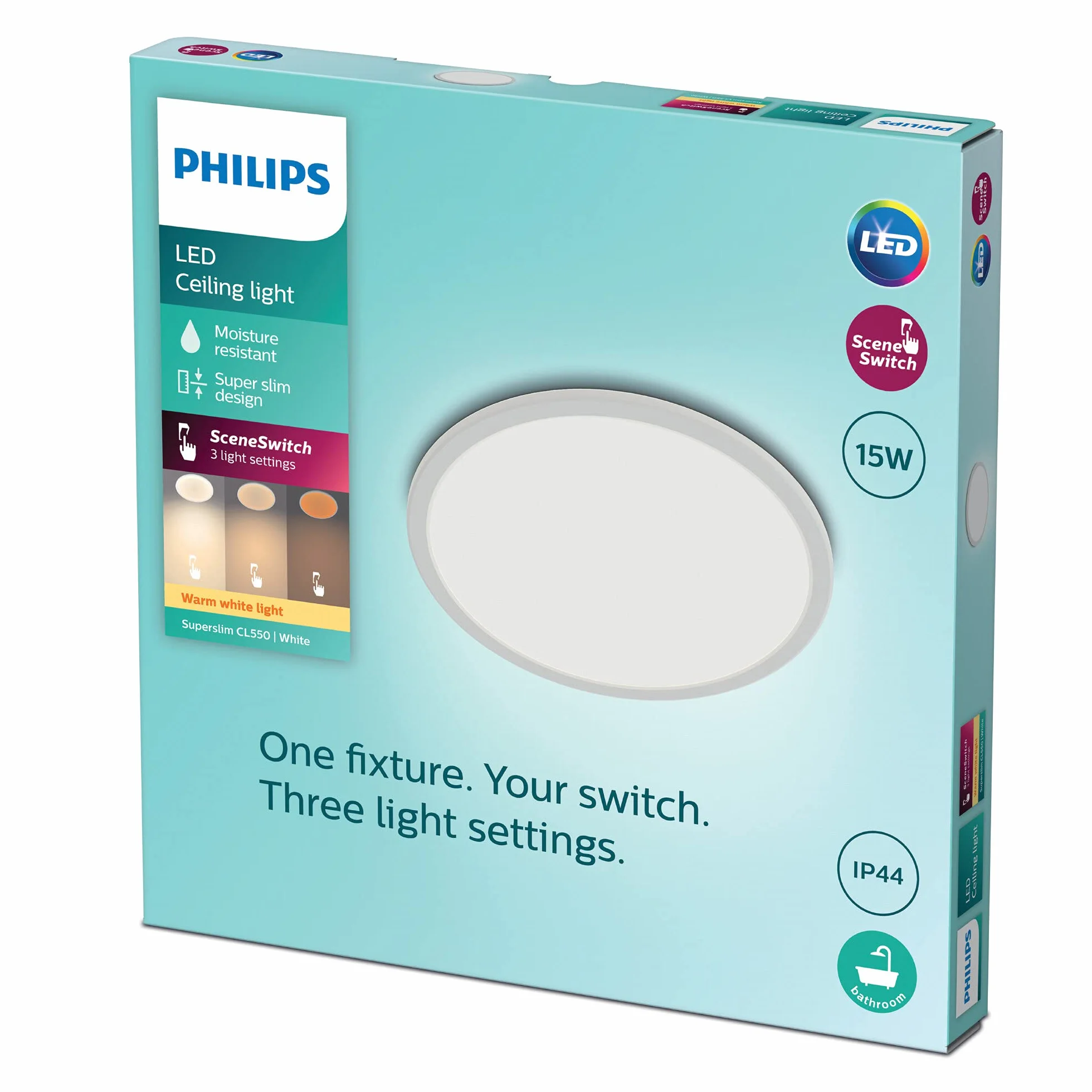 Philips Lampa sufitowa CL550 Biały Stopniowe przyciemnianie