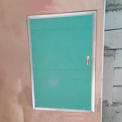 Malowany panel dostępu do płyt kartonowo-gipsowych, ukryty właz inspekcyjny, pasuje do ściany i sufitu, 450 x 650 mm, idealny do instalacji wodno-kanalizacyjnych w płytach gipsowo-kartonowych