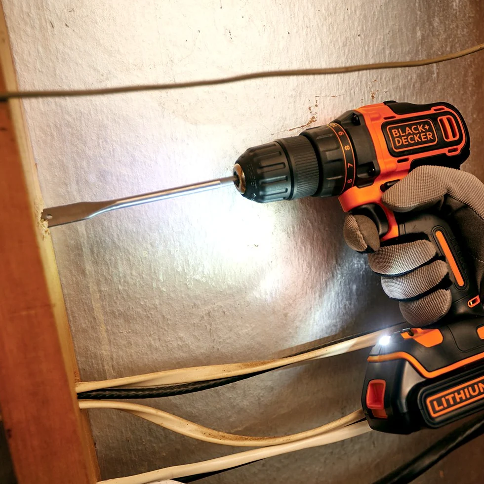 BLACK+DECKER BDCDD186K Wiertarka bezprzewodowa