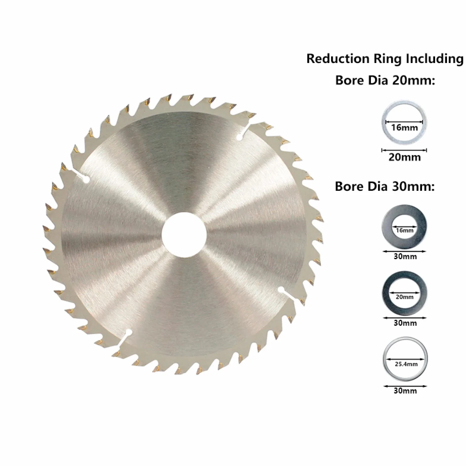 Brzeszczot 1pc 150-300x20/30mm tarcza tnąca TCT brzeszczot tarczowy do drewna 20T 24T 40T brzeszczot z węglika do obróbki drewna, 300x30x40T(300x30x60T)