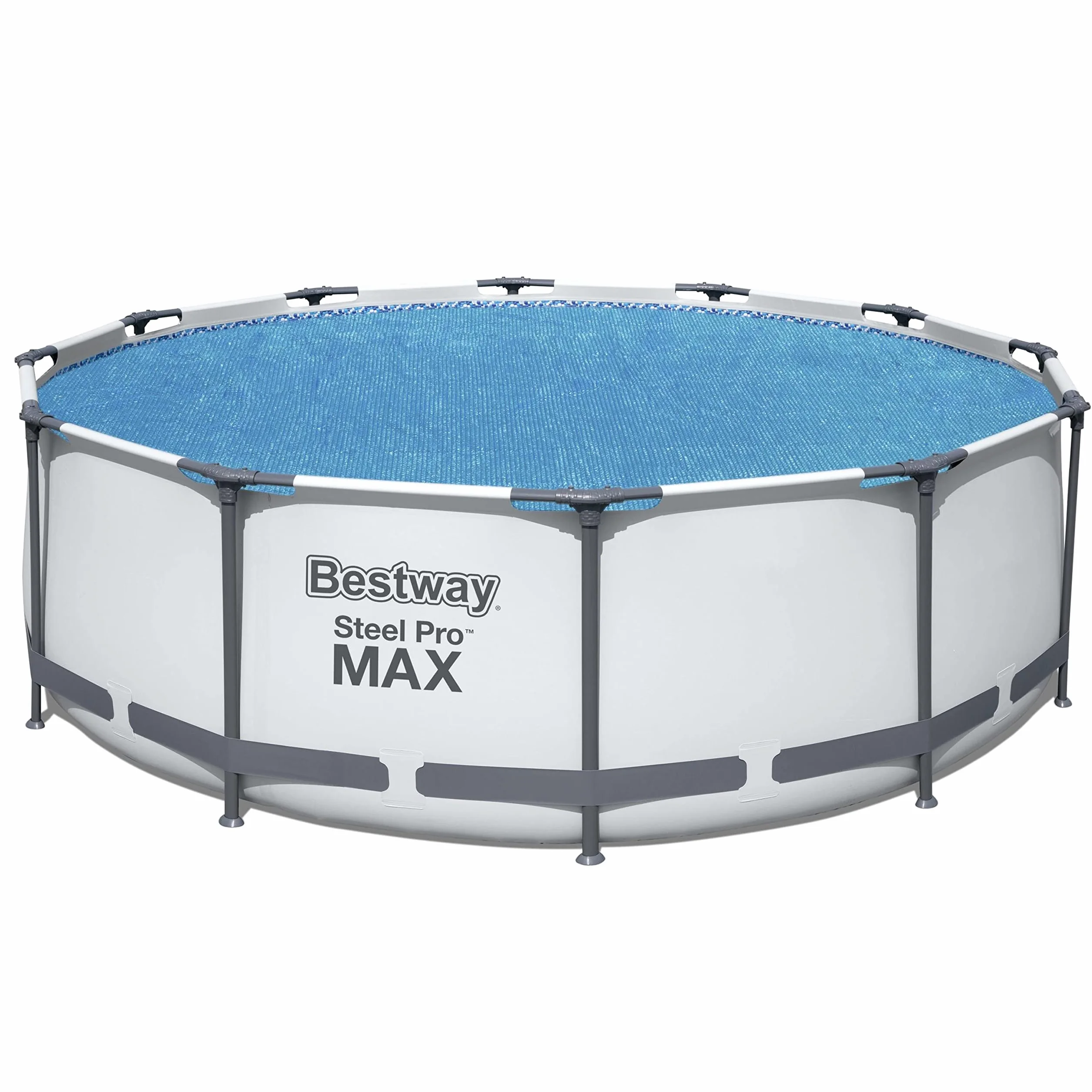 Bestway Flowclear plandeka solarna do basenów 366 cm Fast Set Pool Steel Pro MAX