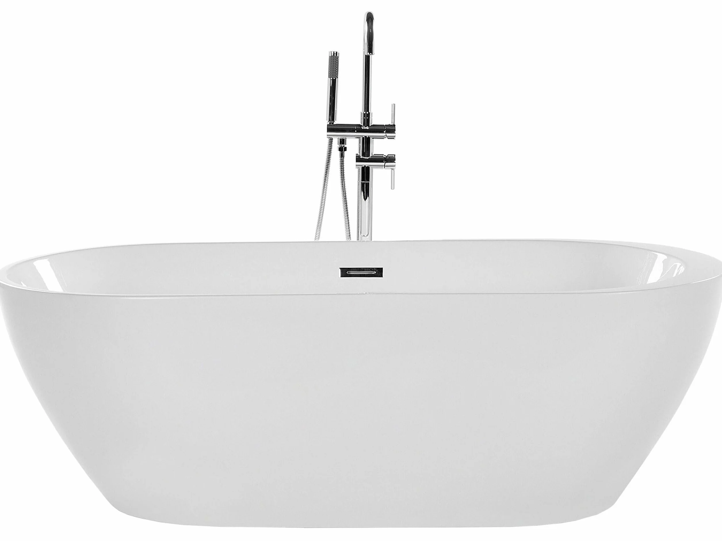Retro wanna wolnostojąca akrylowa 150 x 75 cm biała Nevis