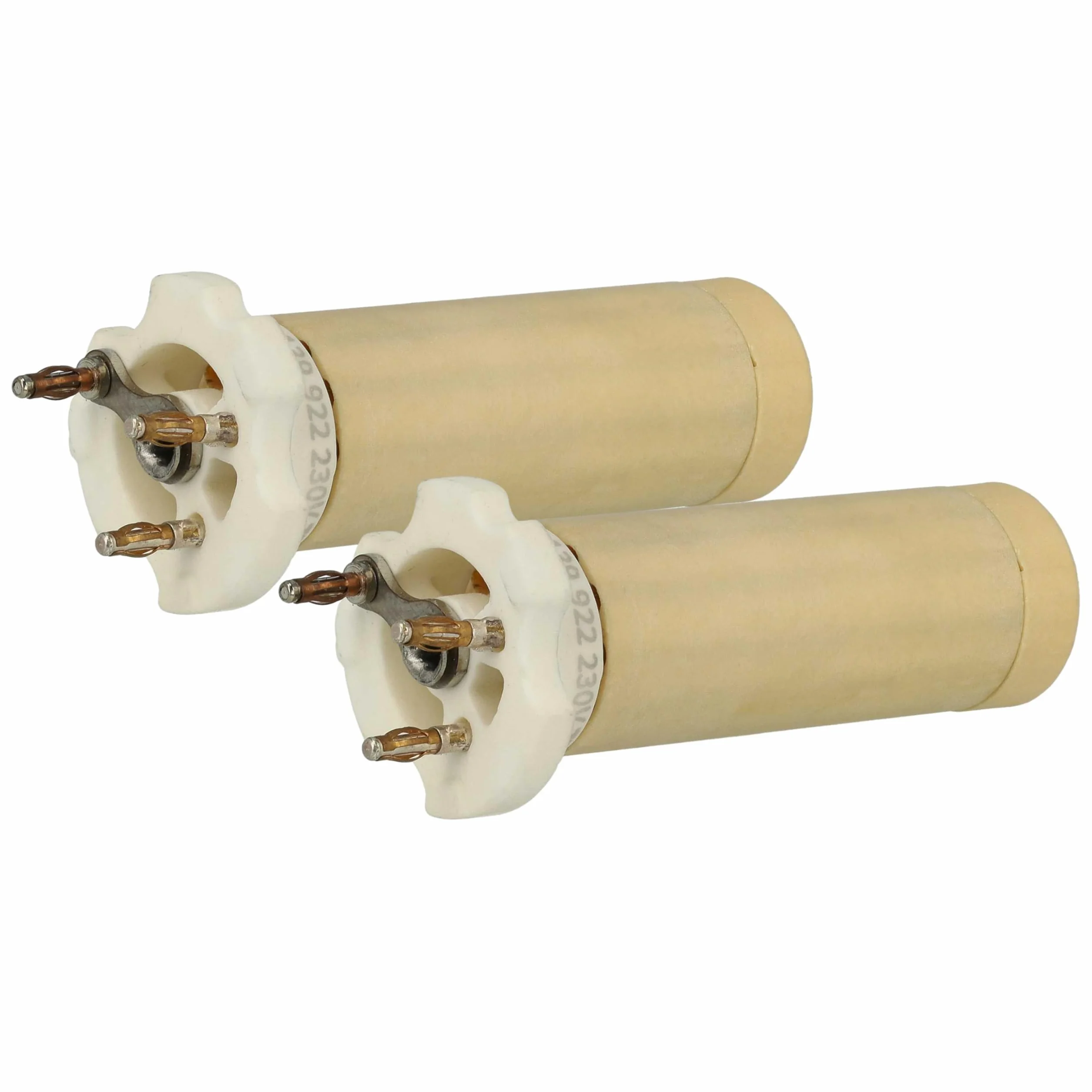 vhbw 2 x element grzejny kompatybilny z pistoletem spawalniczym Leister LHS 15 PREMIUM, CLASSIC, SYSTEM - 770 W, ceramiczny rdzeń grzewczy, 1,68 x 5,5 cm