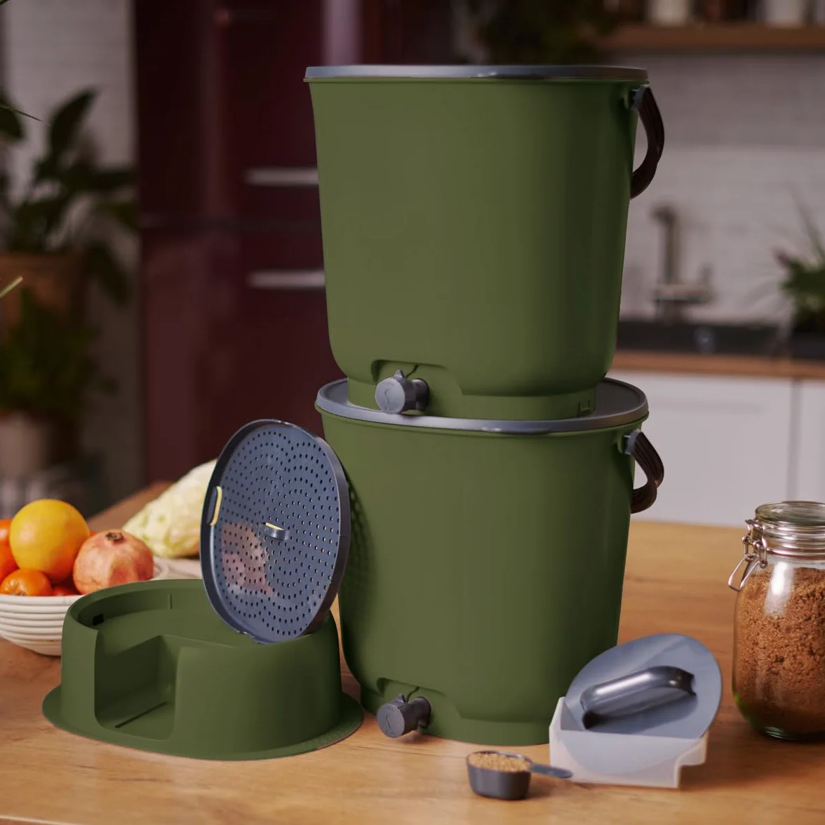 Zestaw 2 kompostowników Bokashi Essential 15,3L