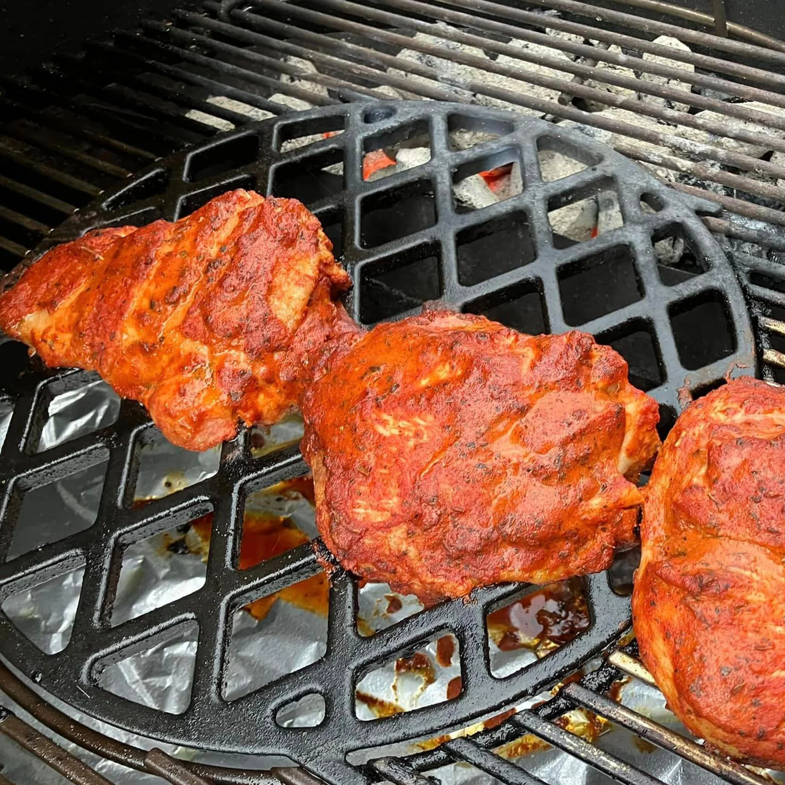 onlyfire Żeliwny ruszt z siatkowym wzorem do gotowania do Weber Gourmet BBQ