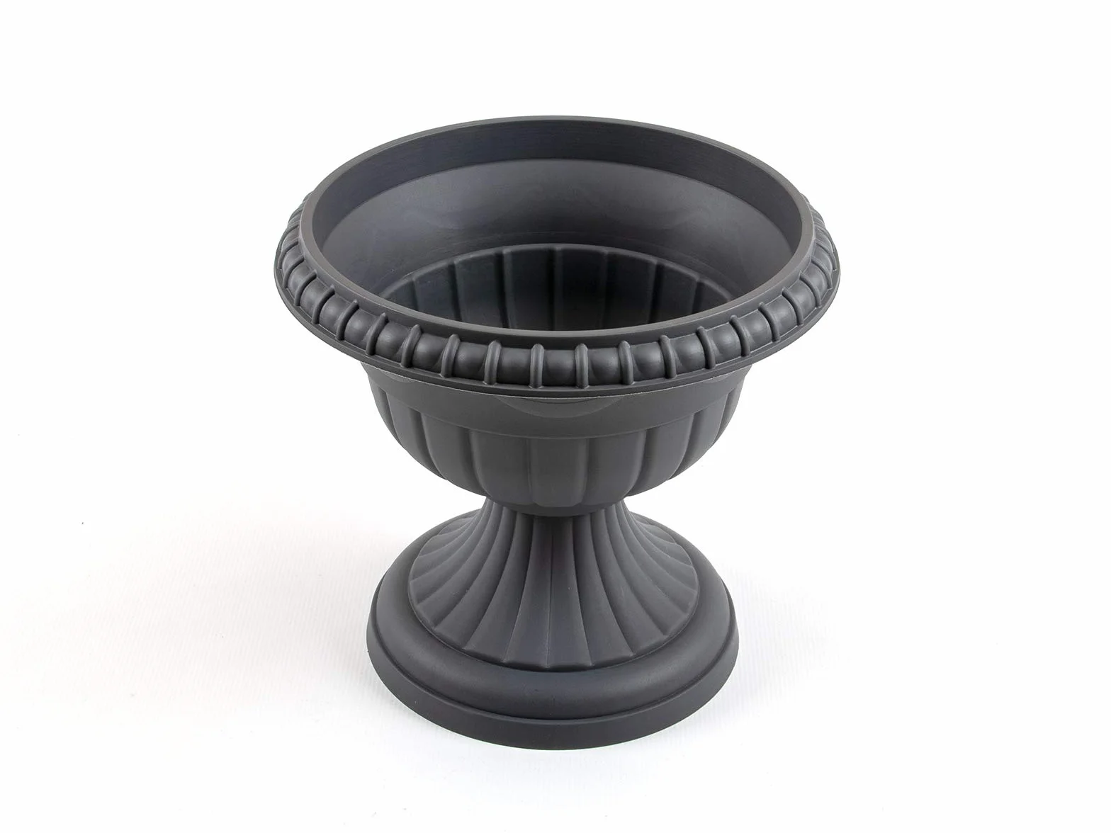 Formplastic Doniczka na rośliny, amfora, donica na rośliny, wrzeciono, antracytowa, szara, wys. 45 cm, RG