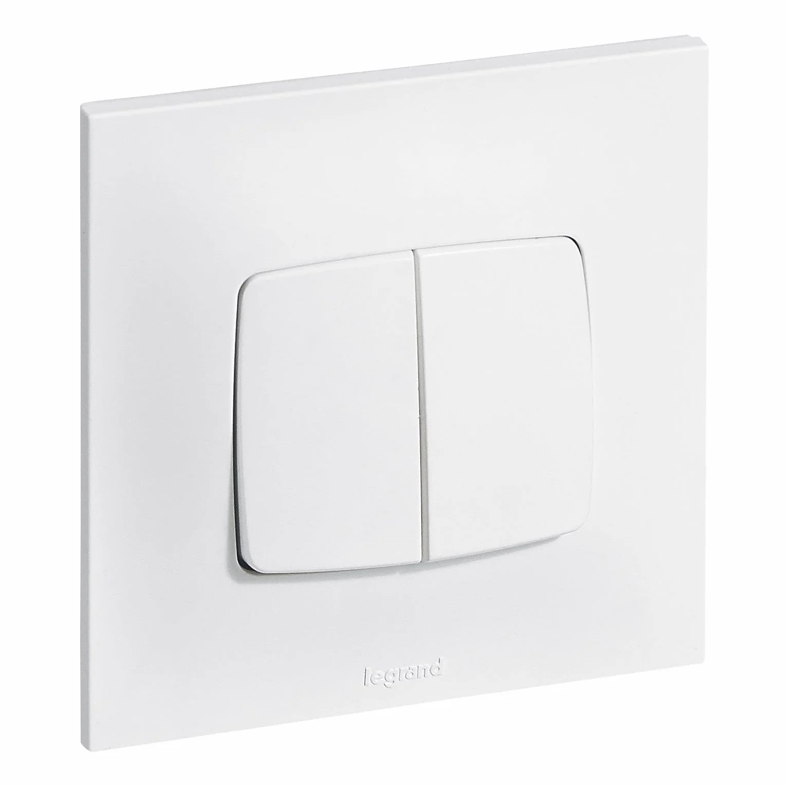 Legrand leg91321 Neptune podwójny przełącznik/przełącznik, 2300 W, 230 V, biały