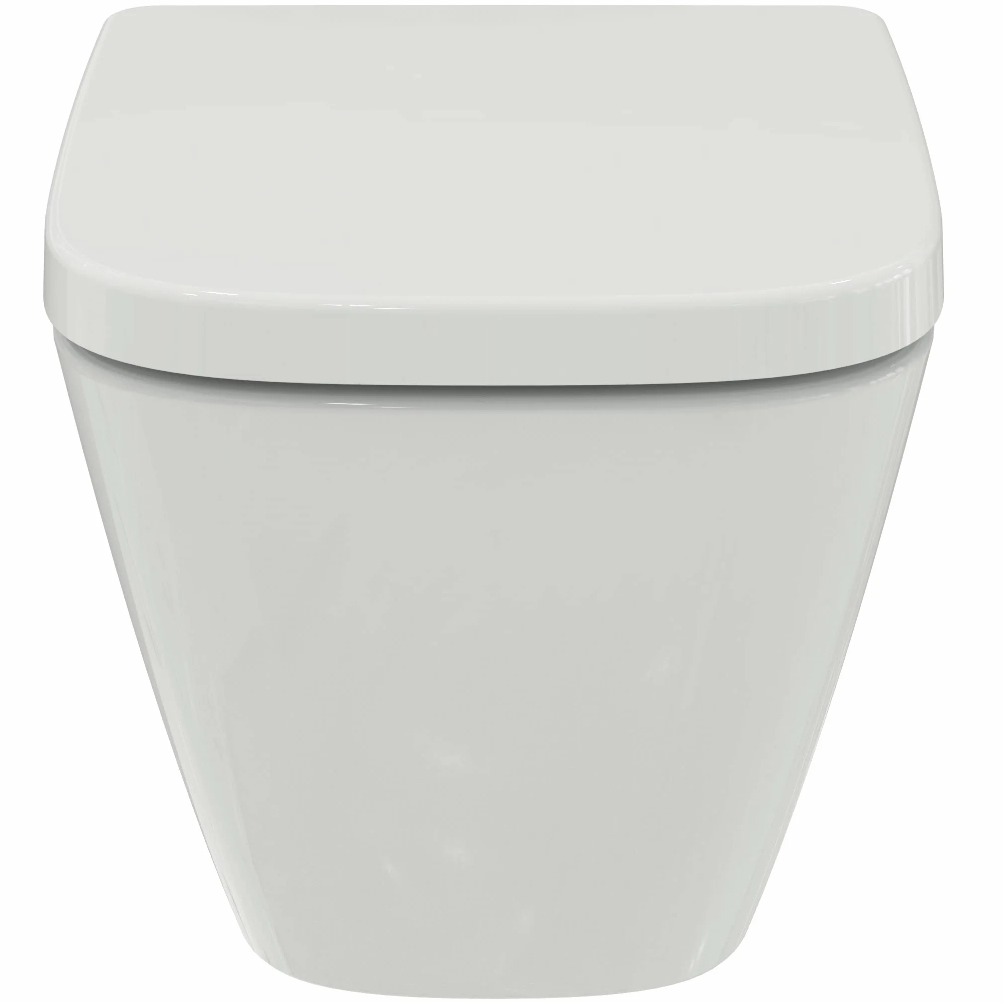 Ideal Standard i.life B wisząca muszla klozetowa z CL1 pełne spłukiwanie 3,9-6 l/min, poziome wyjście, bez obramowania, zajmuje mało miejsca – biała (360 x 545 x 380)