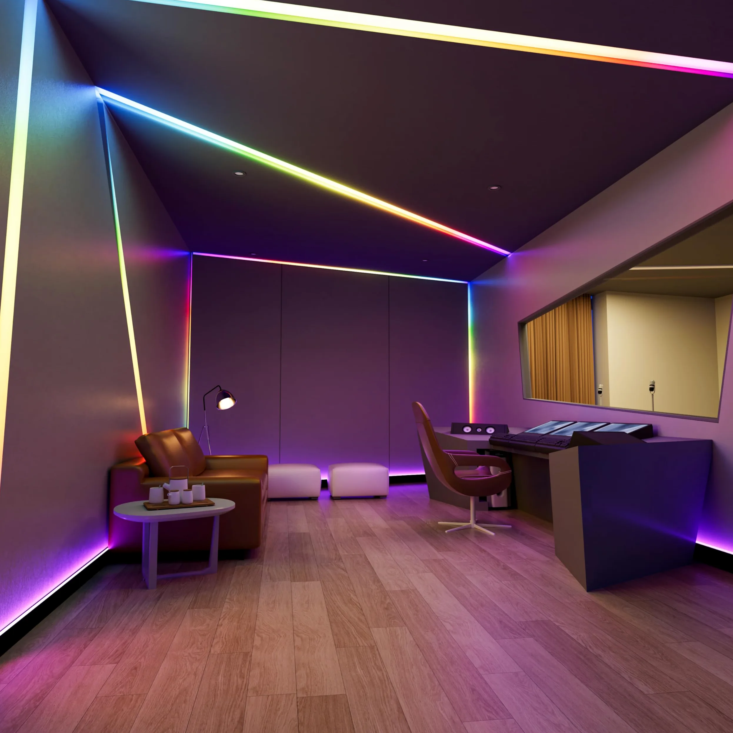 PAUTIX WIFI RGBIC Taśma LED COB 10M Kit, DC24V Piksele zmieniające kolor Adresowa inteligentna RGB LED Ulepszona taśma świetlna dla Alexa/Google Assistant do projektów oświetlenia domu
