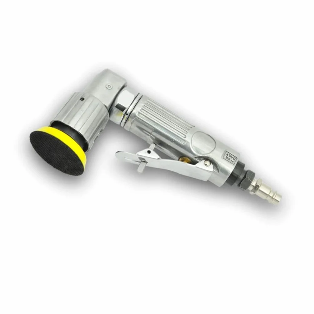 Mini szlifierka mimośrodowa 50 mm 15000 obr./min 1/4 cala szlifierka wibracyjna na sprężone powietrze do obróbki drewna, usuwania lakieru, usuwania zadziorów, wygładzania i polerowania w