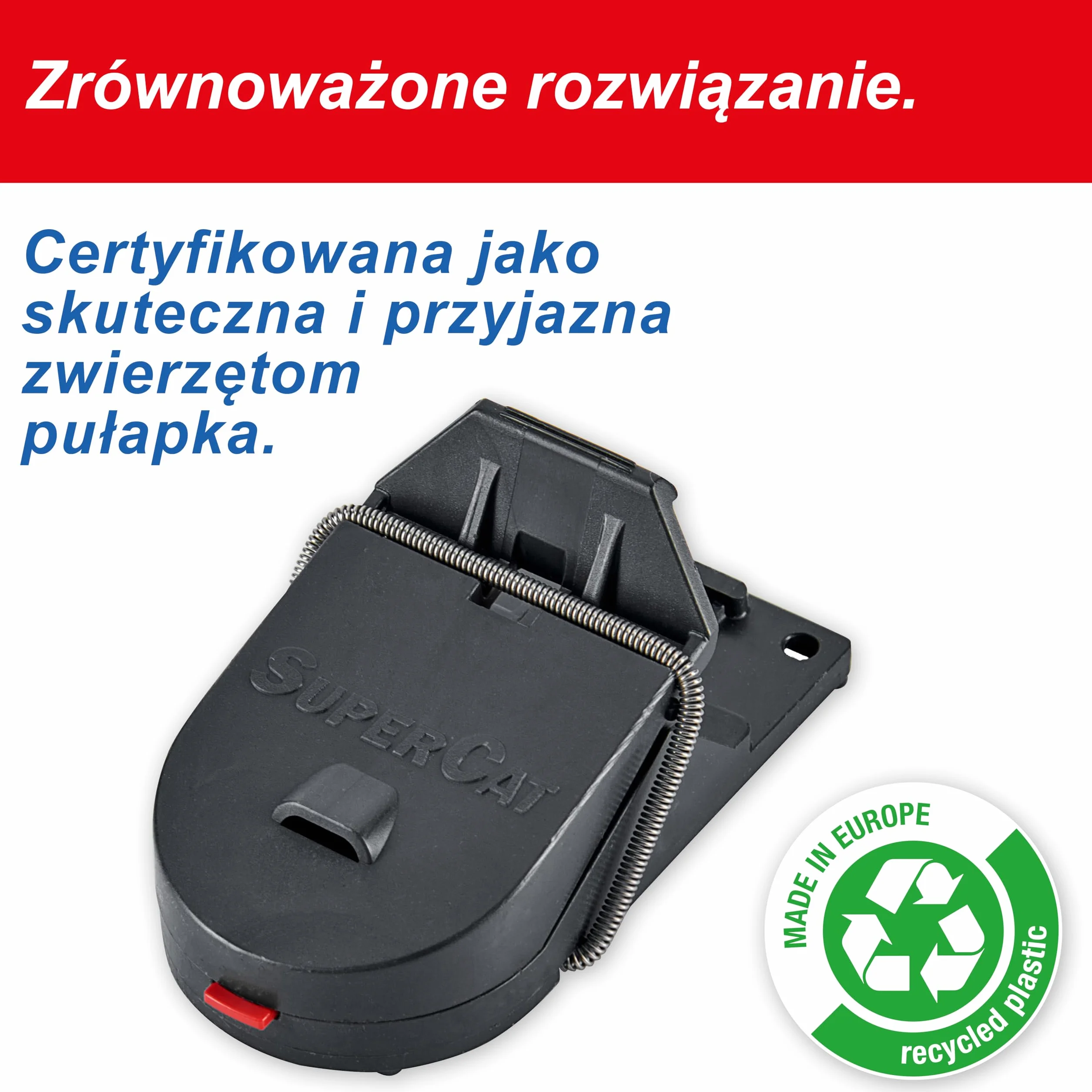 SWISSINNO Pułapka na Myszy PRO SuperCat z Wkładem Przynęty – 2 Sztuki