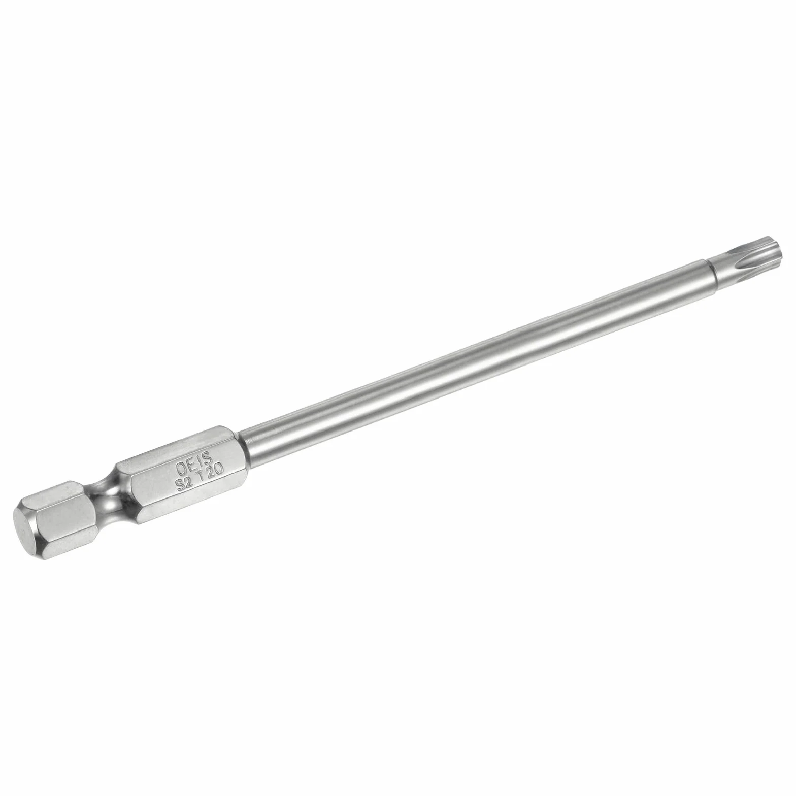QUARKZMAN T20 Bezpieczeństwo Torx Bit 1/4" Sześciokątny 4" długi stalowy S2 Magnetyczny Przeciw manipulacji Star Bity Wkrętak Torx z otworem do usuwania śrub Mocowanie