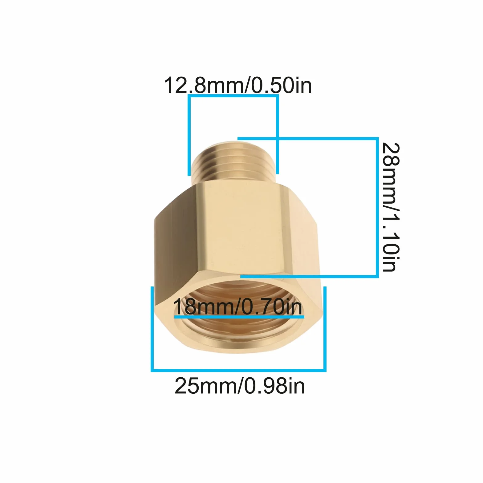 Dysza wirnika 040 z adapterem mosiężnym M18 x 1,5 mm, 276 barów, kompatybilna z myjką wysokociśnieniową Karcher HD