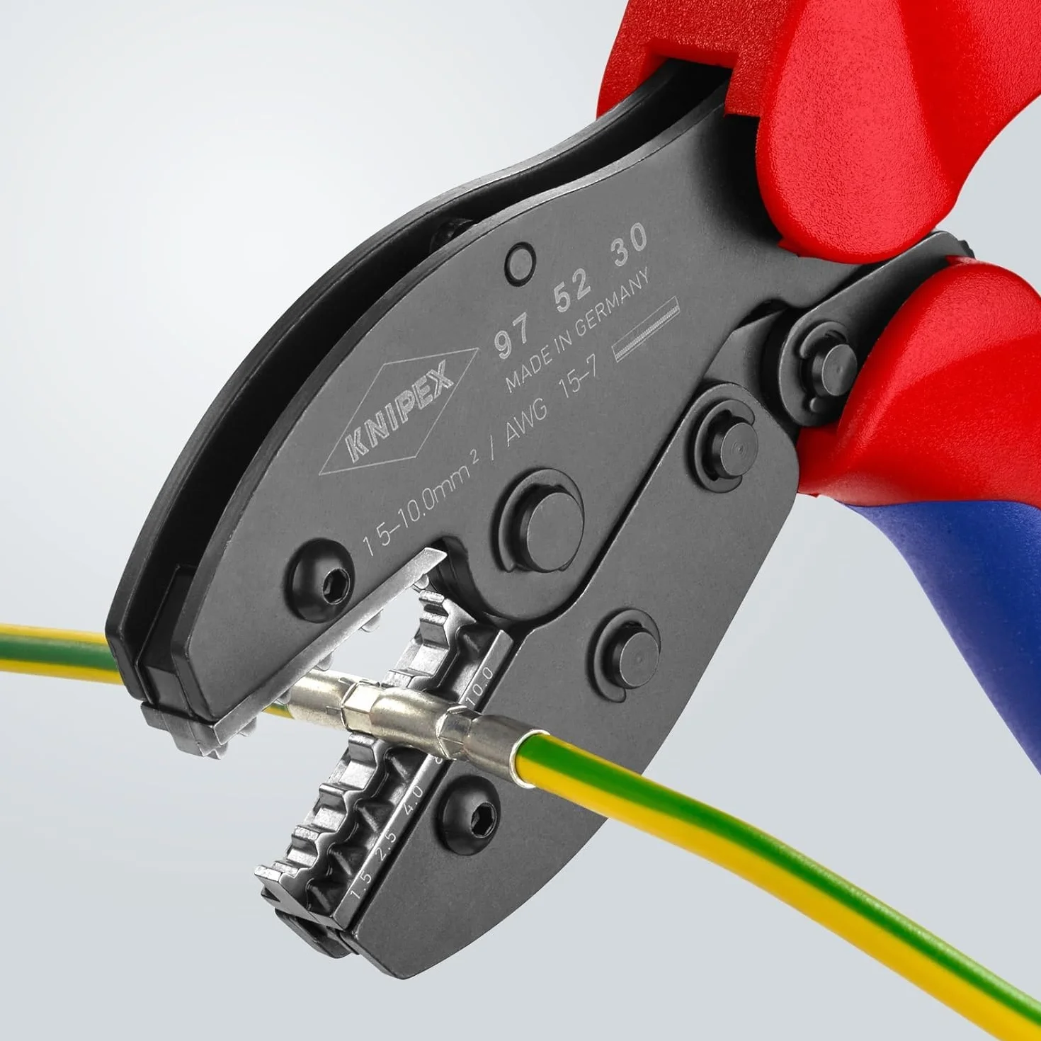 KNIPEX PreciForce Szczypce do zagniatania z osłonkami wielokomponentowymi 220 mm, 97 52 30