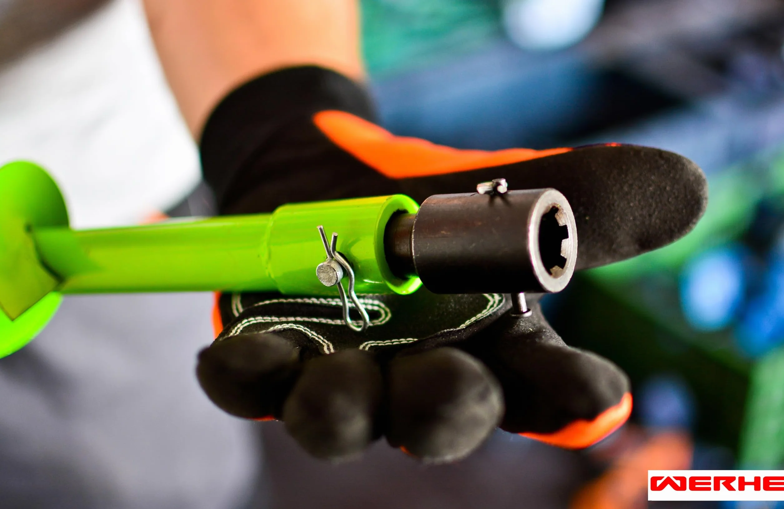 WERHE Świder ziemny do wiertnicy z adapterem Stihl ⌀50 mm, długość 80 cm - świder do studni, świder do sadzenia drzew, świder do otworów ziemnych, świder do pali, świder do przepustów