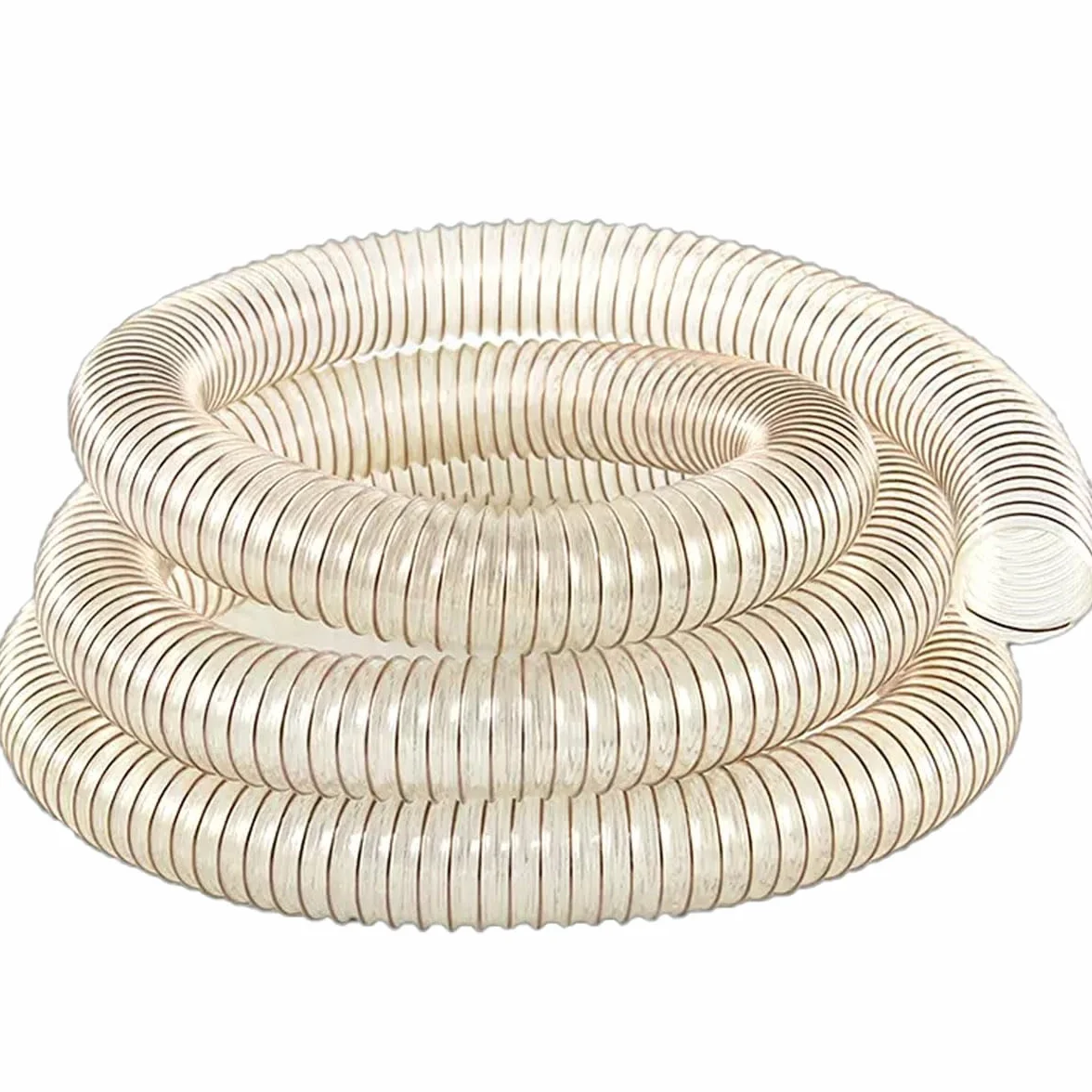 Przezroczysta rura z poliuretanu, Wąż poliuretanowy PU 1,5 mm Drut stalowy pokryty miedzią Przezroczysty m ID 200-300(Inner diameter: 260mm)