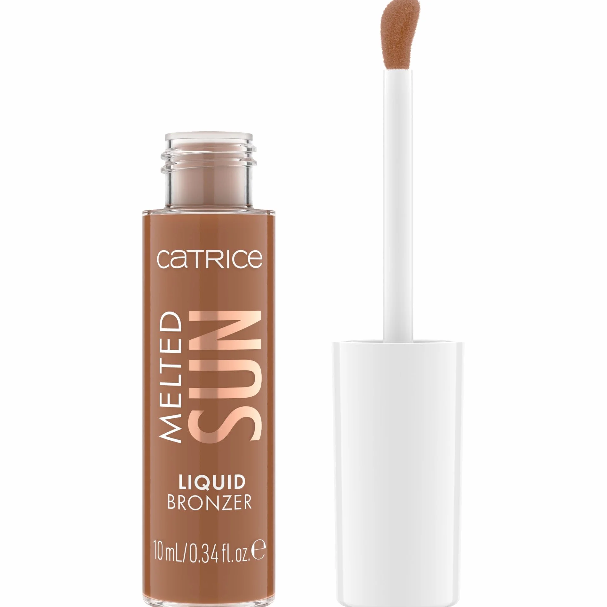 Catrice Bronzer w płynie Melted Sun, długotrwały, konturowanie, mocno napigmentowana/y, naturalny, matowy (10ml)