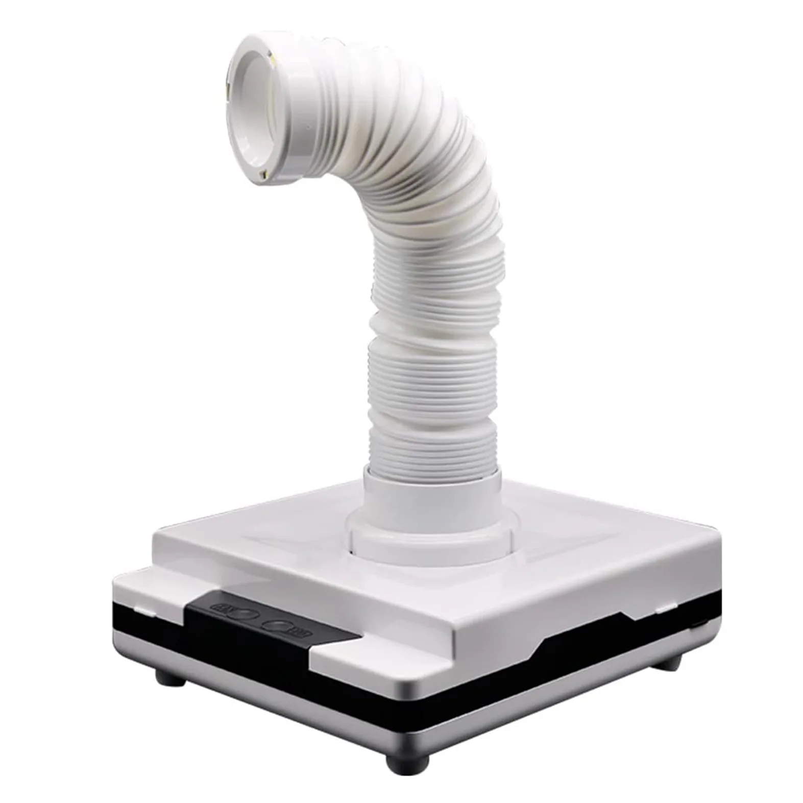 Przenośny odkurzacz do odpylacza 60 W, elastyczna rurka obracana o 360°, światło LED, mocny odkurzacz do laboratoryjnego sprzętu dentystycznego