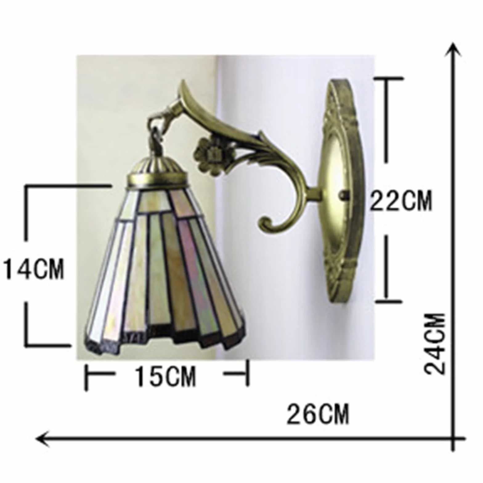 Lampy Ścienne, Kreatywne Lampy Nocne W Stylu Tiffany Ręcznie Robione Witraże Do Domu Do Sypialni, Oświetlenie Wewnętrzne