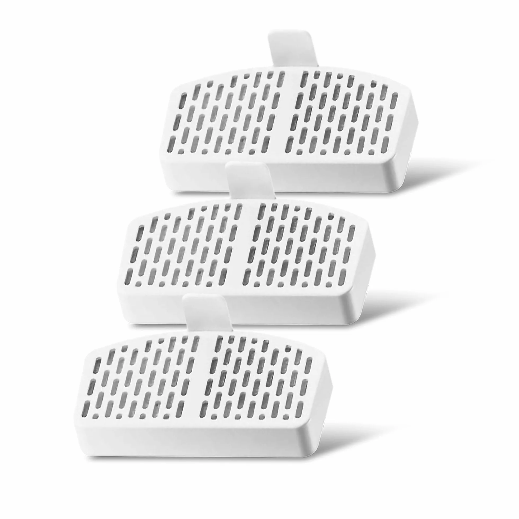 Panasonic CP-JNTF1 Filtry Zapasowe do Fontanny do Picia dla Kotów i Małych i Średnich Psów CP-JNW01-W, 4-Warstwowy Filtr, Filtr Siatkowy, Bawełna PET, Aktywny Węgiel, Żywica Jonowymienna, 3 Sztuki