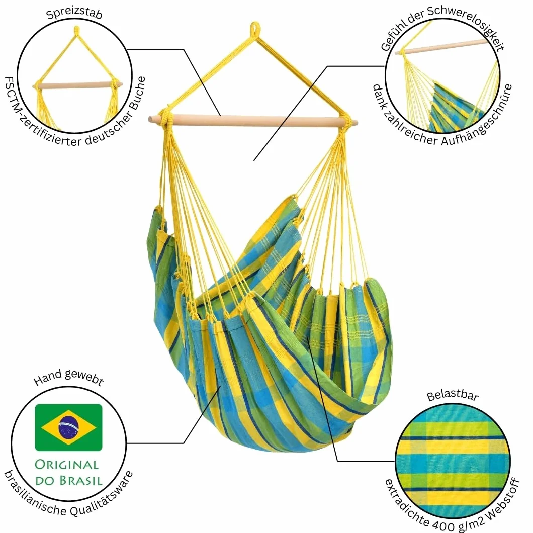 Amazonas Brasil Lemon krzesło wiszące 160 x 130 cm