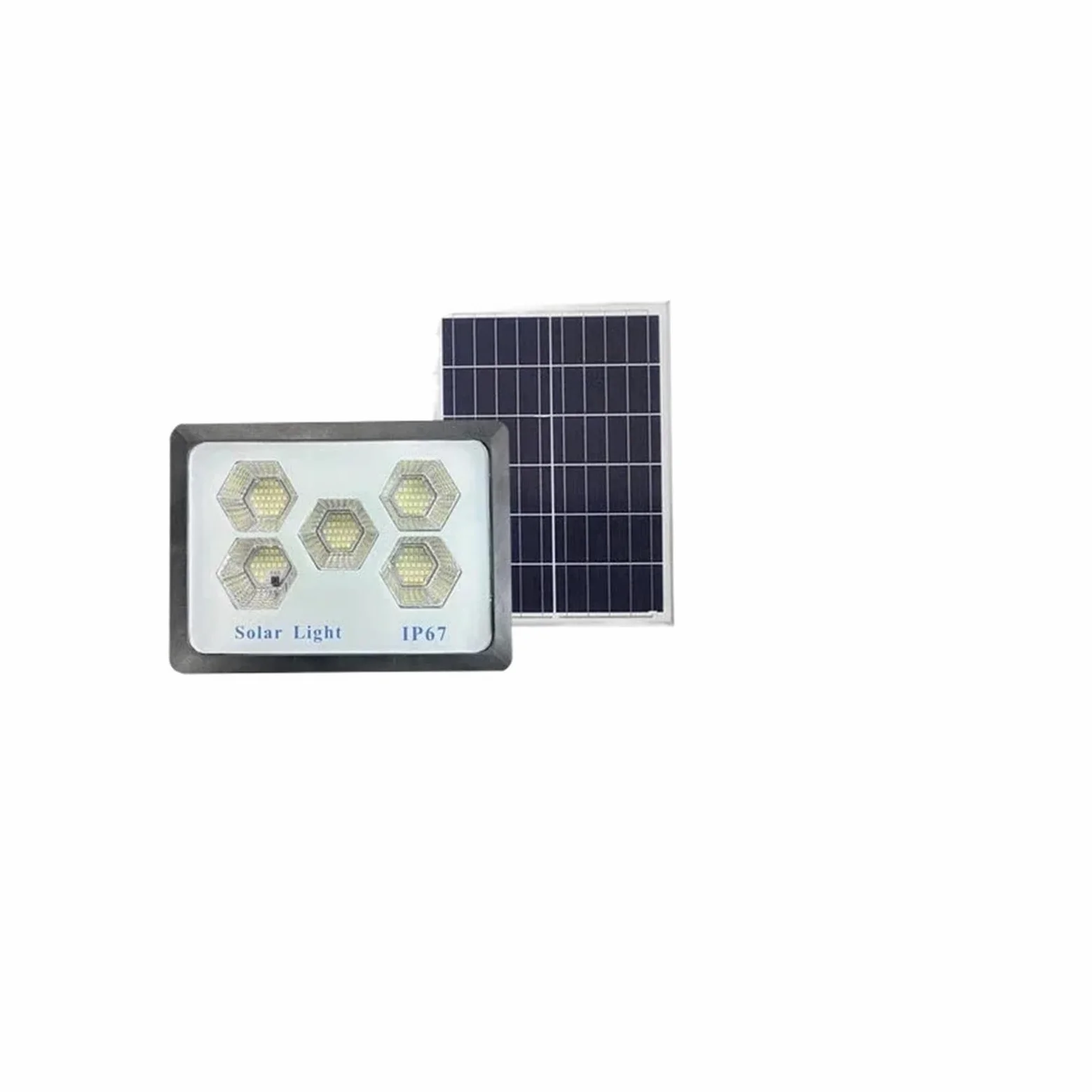 Lampy solarne, Solarna lampa zewnętrzna ścienna lampa dziedzińca lampa oświetleniowa jasna lampa o dużej mocy 200W domowe zewnętrzne światło przeciwpowodziowe do ogrodzenia, drzwi, garażu, podwórka