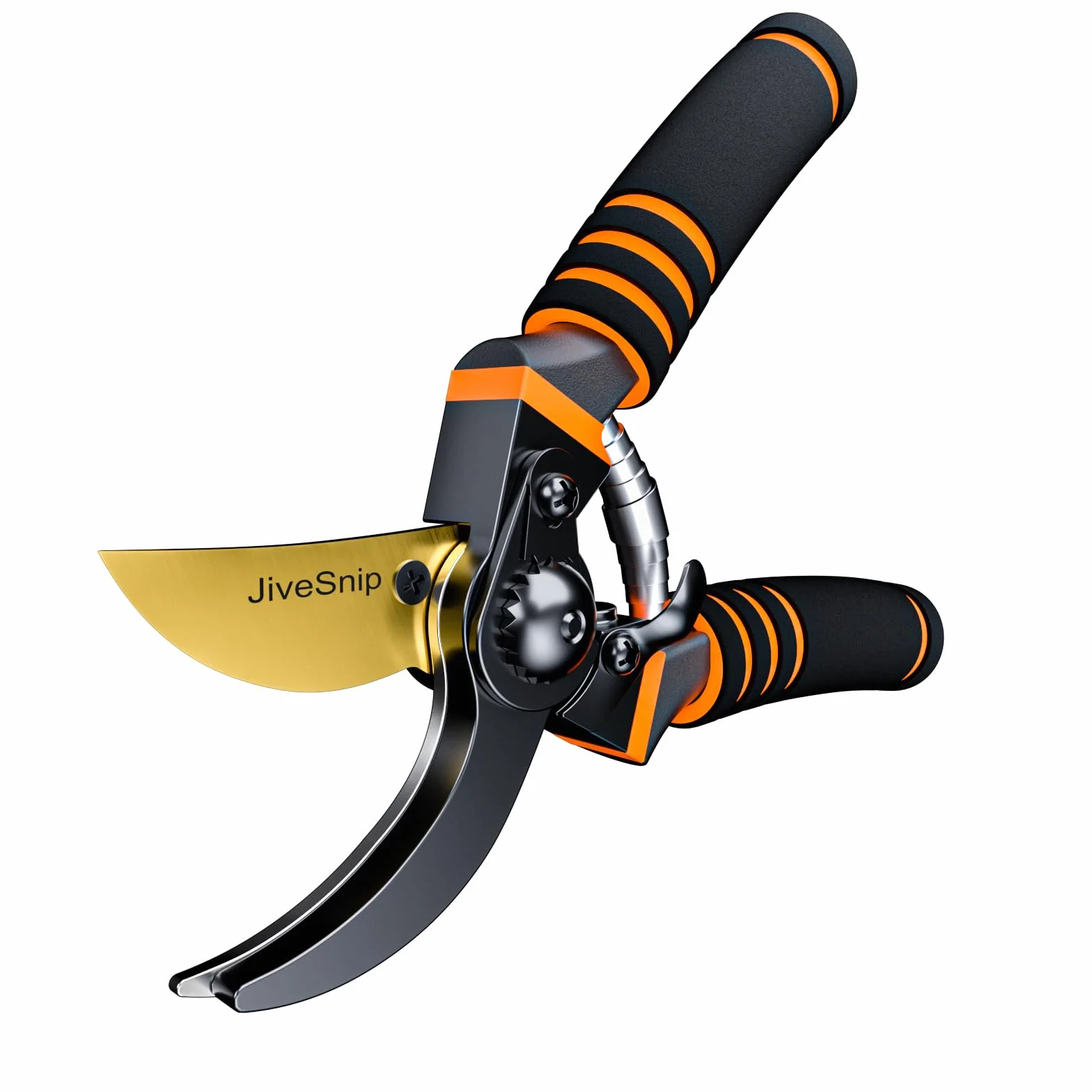 JiveSnip Titanium nożyce ogrodowe do przycinania roślin, żywopłotów i kwiatów
