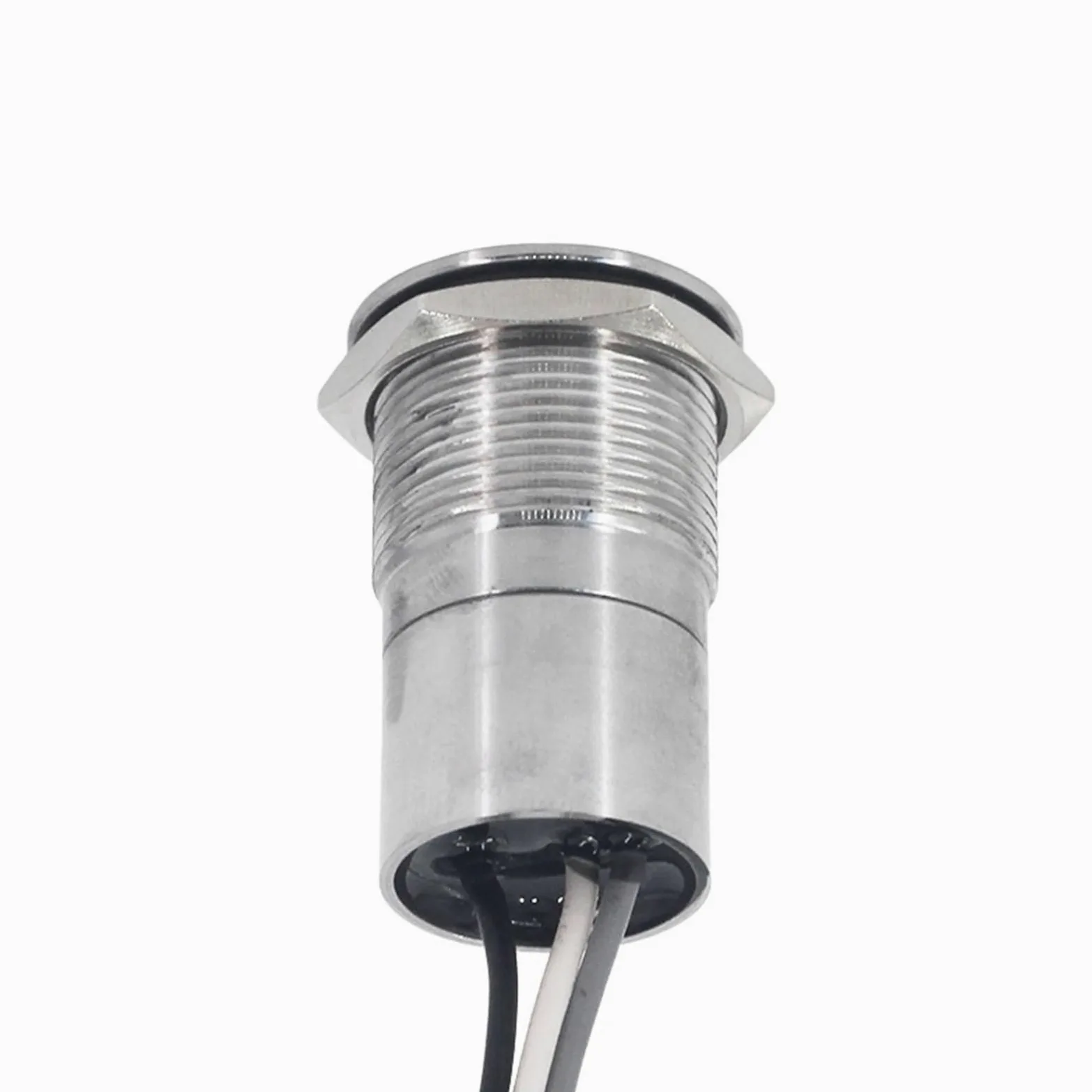 1 szt. / przełącznik czujnika dotykowego panel sterowania 16/19/22/25/30 mm zatrzaskowy chwilowe włączniki światła przycisk DC 6 V 12 V 24 V 500 mA | Dwukolorowa dioda LED RG, 19 mm, zatrzask