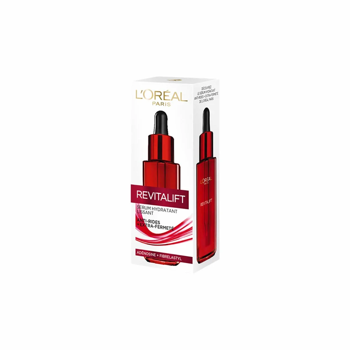 L'Oréal Paris Szybkie działanie, przeciwstarzeniowe serum do twarzy, przeciwzmarszczkowe, ekstra fermentowane i tonizujące, wzbogacone o adenozynę i włókno, do wszystkich rodzajów skóry, rewitalift