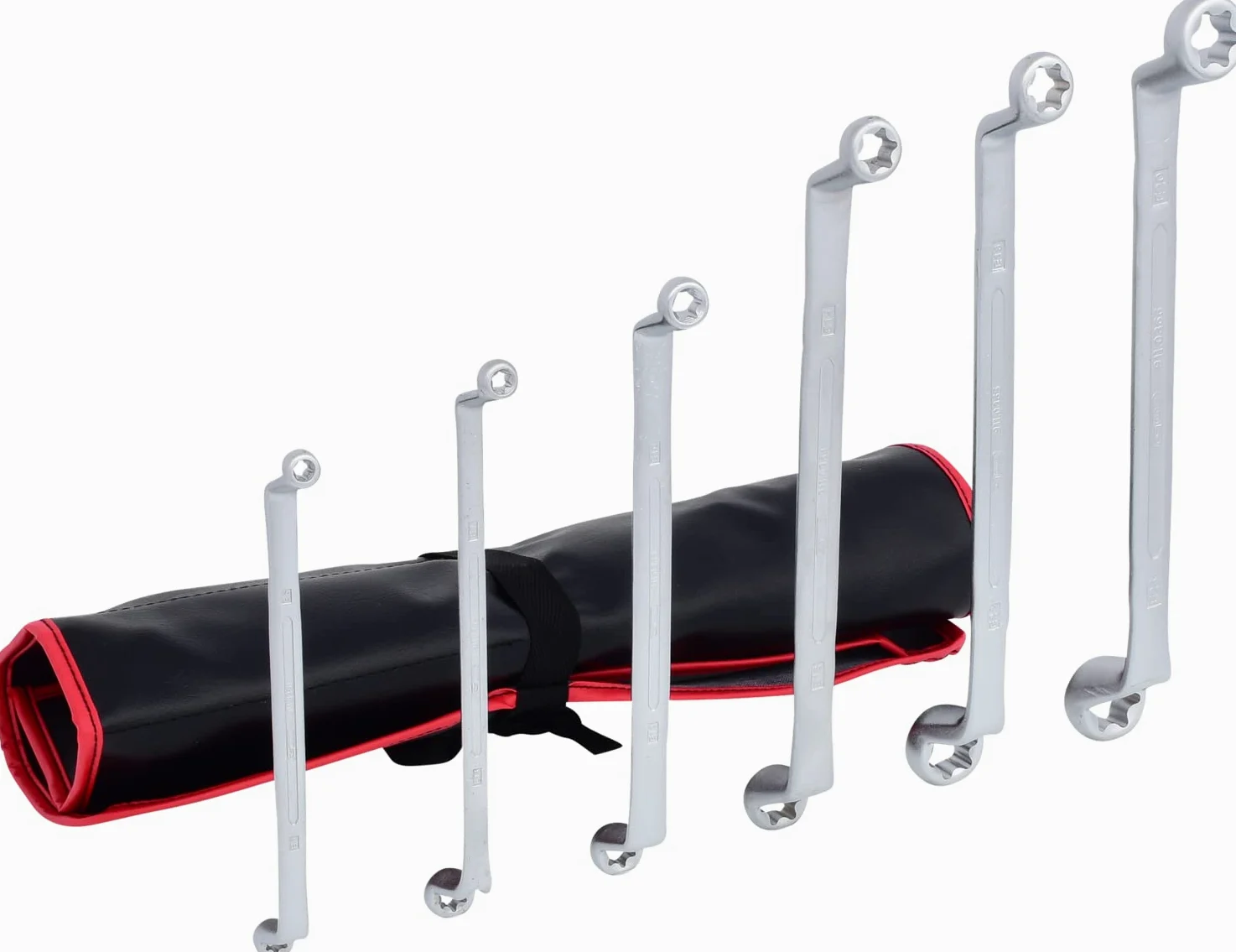 KS Tools 911.0360 Zest podw kluczy oczk d. profilu Torx-E, zagietych, 6-szt, E6xE8-E20xE24