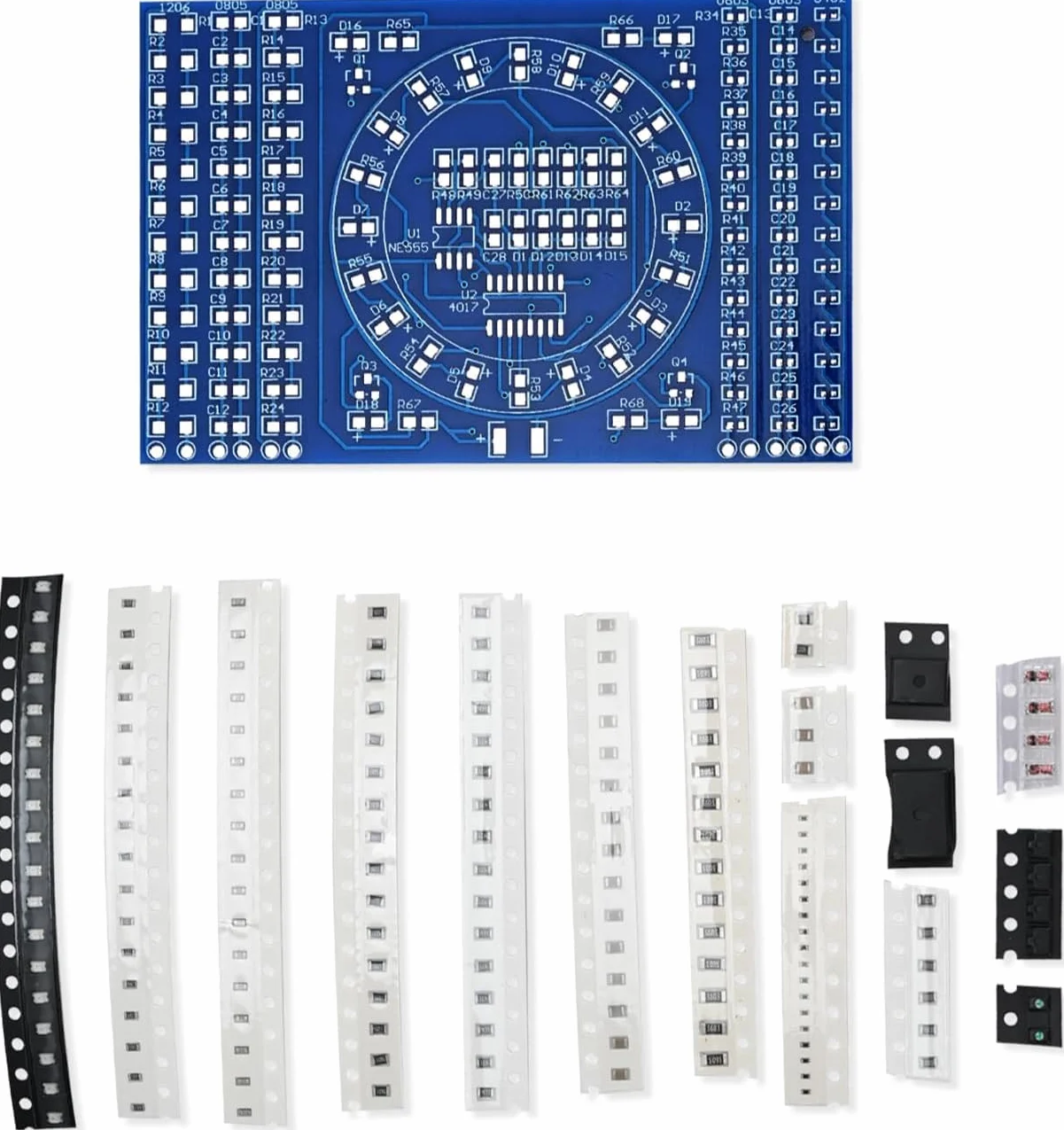 Podazz DIY SMD SMT tablica do ćwiczeń spawalniczych zestaw treningowy umiejętności lutowania