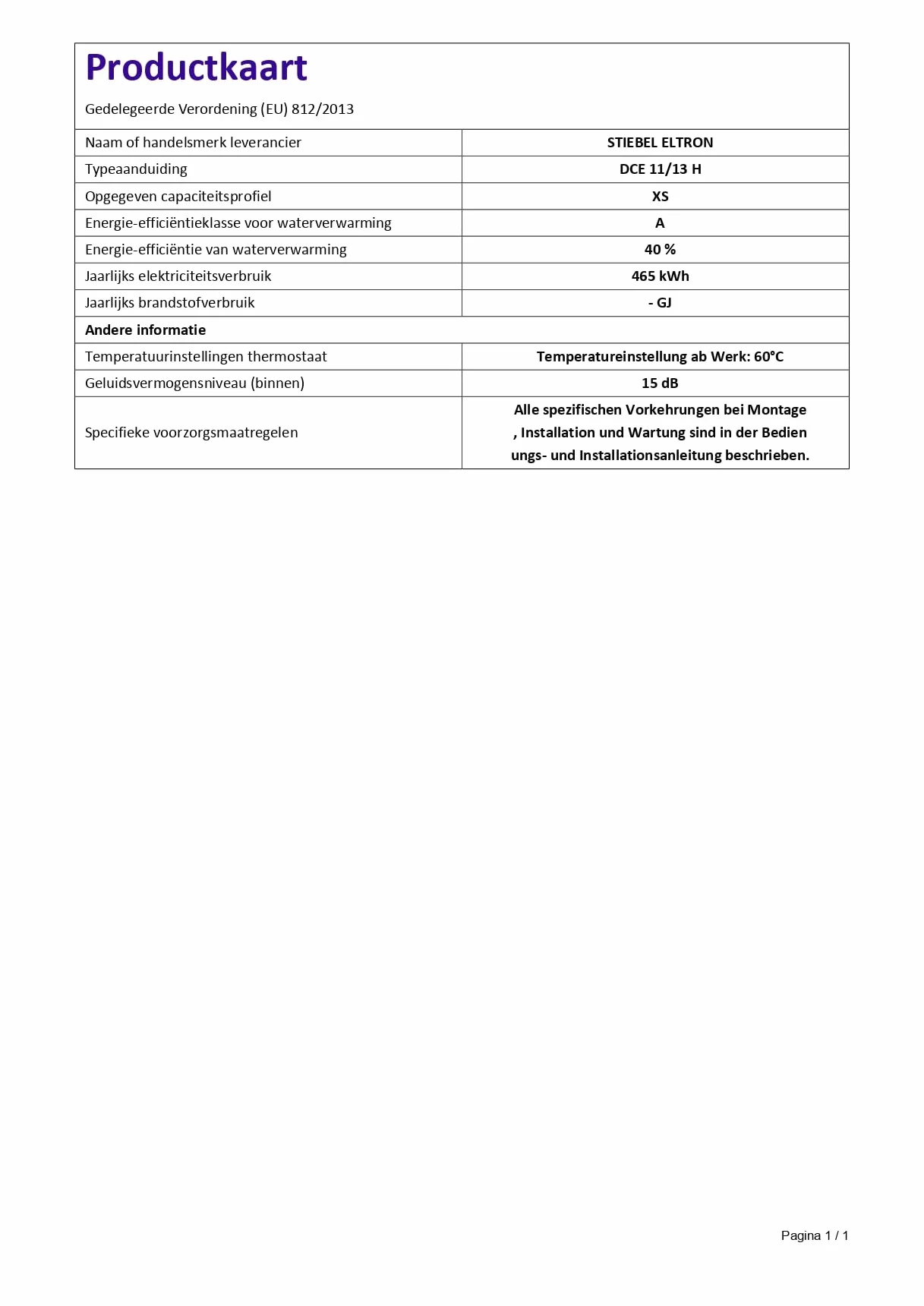 STIEBEL ELTRON Elektroniczny kompaktowy ogrzewacz przepływowy DCE 11/13 H, do kuchni, przyłącze stałe 400 V, możliwość współpracy z instalacją solarną, montaż powyżej punktu poboru, 232792