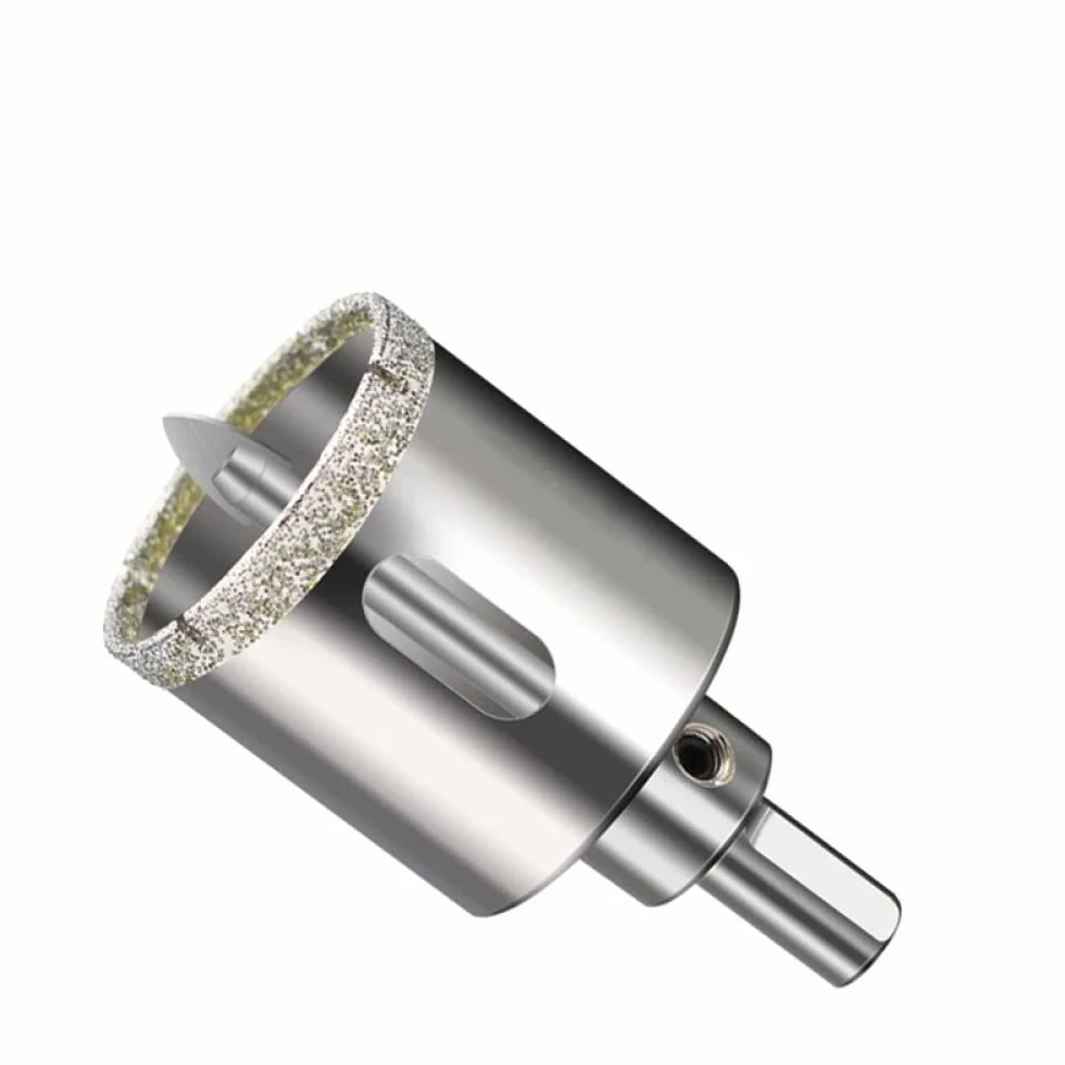 Zestaw wierteł do otwornic marmurowych 16 100 mm diamentowe powlekane szkło ceramiczne otwornice wiertła z wiertłem środkowym średnica rdzenia 80 mm