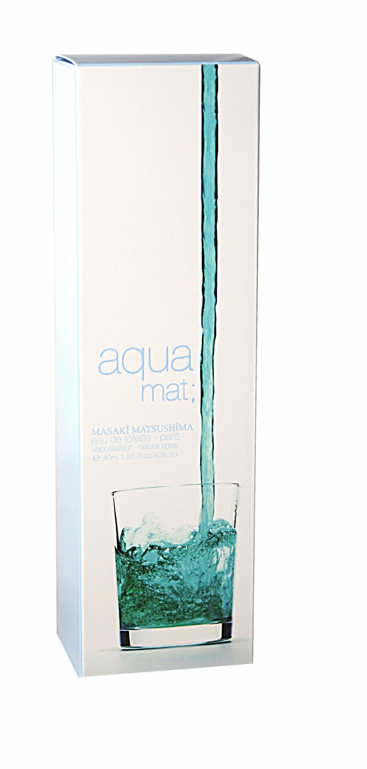 Masaki Paris Aqua Mat Homme woda toaletowa w sprayu, 1 opakowanie (1 x 40 ml)