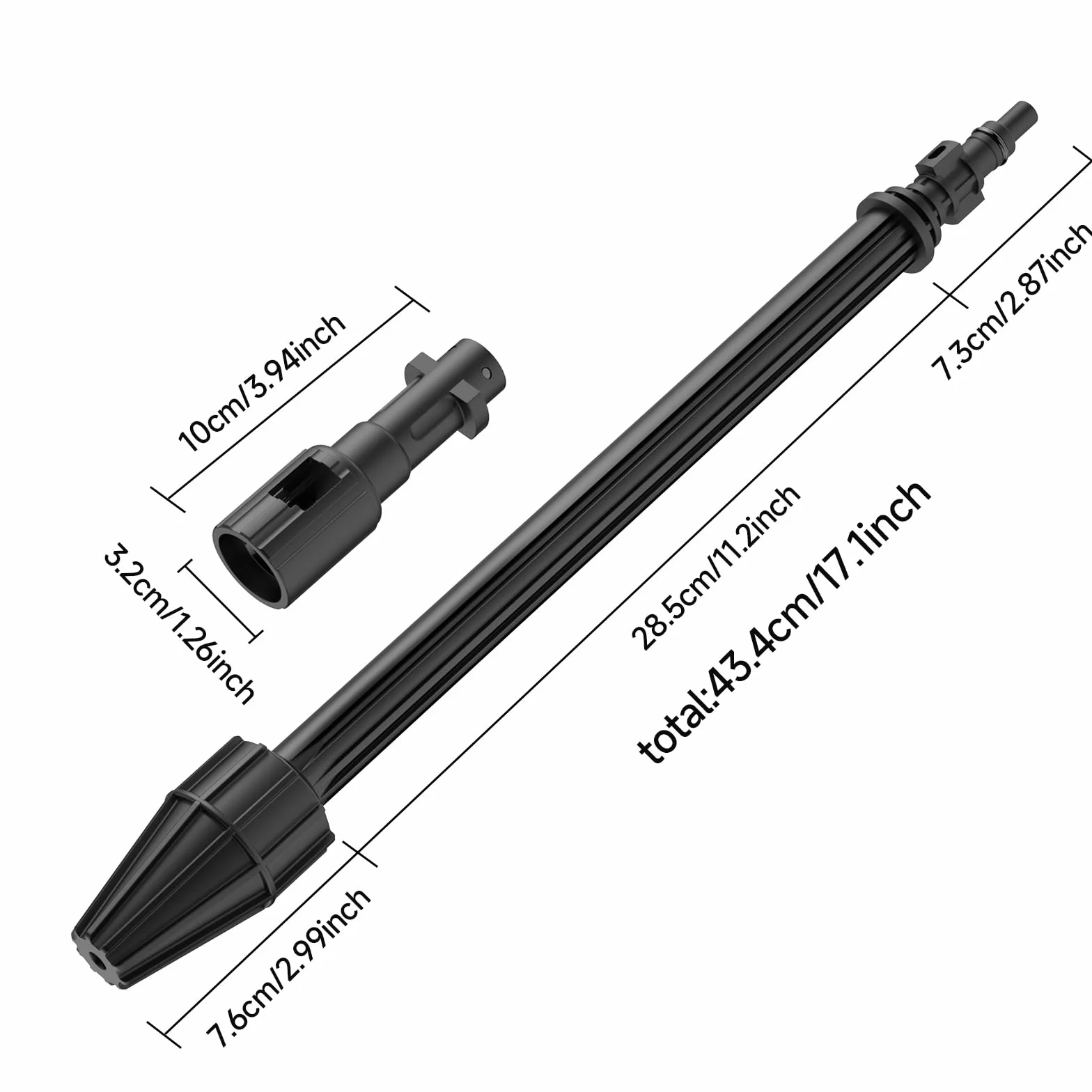 Lanca Dirt Blaster 160 barów do Kärcher K2 K3 K4 K5 K7 Lavor Parkside