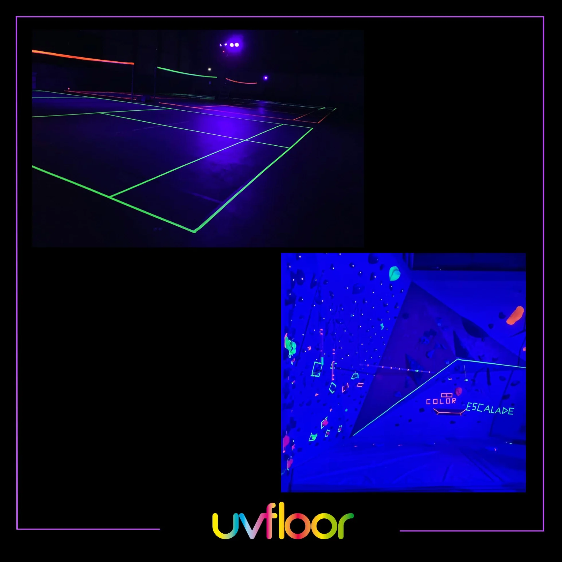UV FLOOR - Fluo Żółty Gaffer 19mm X 25M - Gaffer Premium Quality - Akcesoria fluorescencyjne - Impreza - Dekoracyjna taśma klejąca -