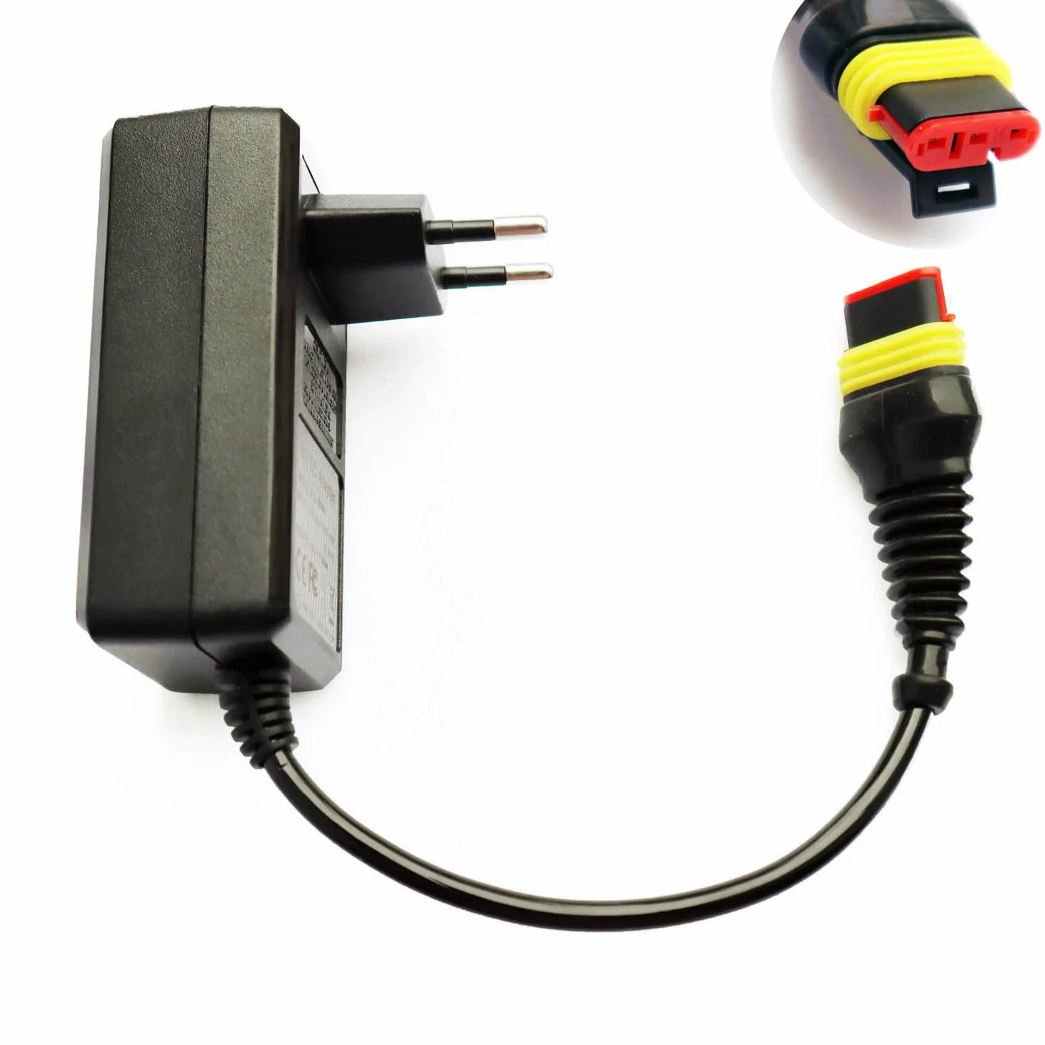 Adapter 28 V, zasilacz sieciowy kompatybilny z Husqvarna Automower 105 305 310 315X 405X 415X 420 430X 2016-2022, kompatybilny z kosiarkami Gardena/Sileno/Robotic McCulloch Rob R600
