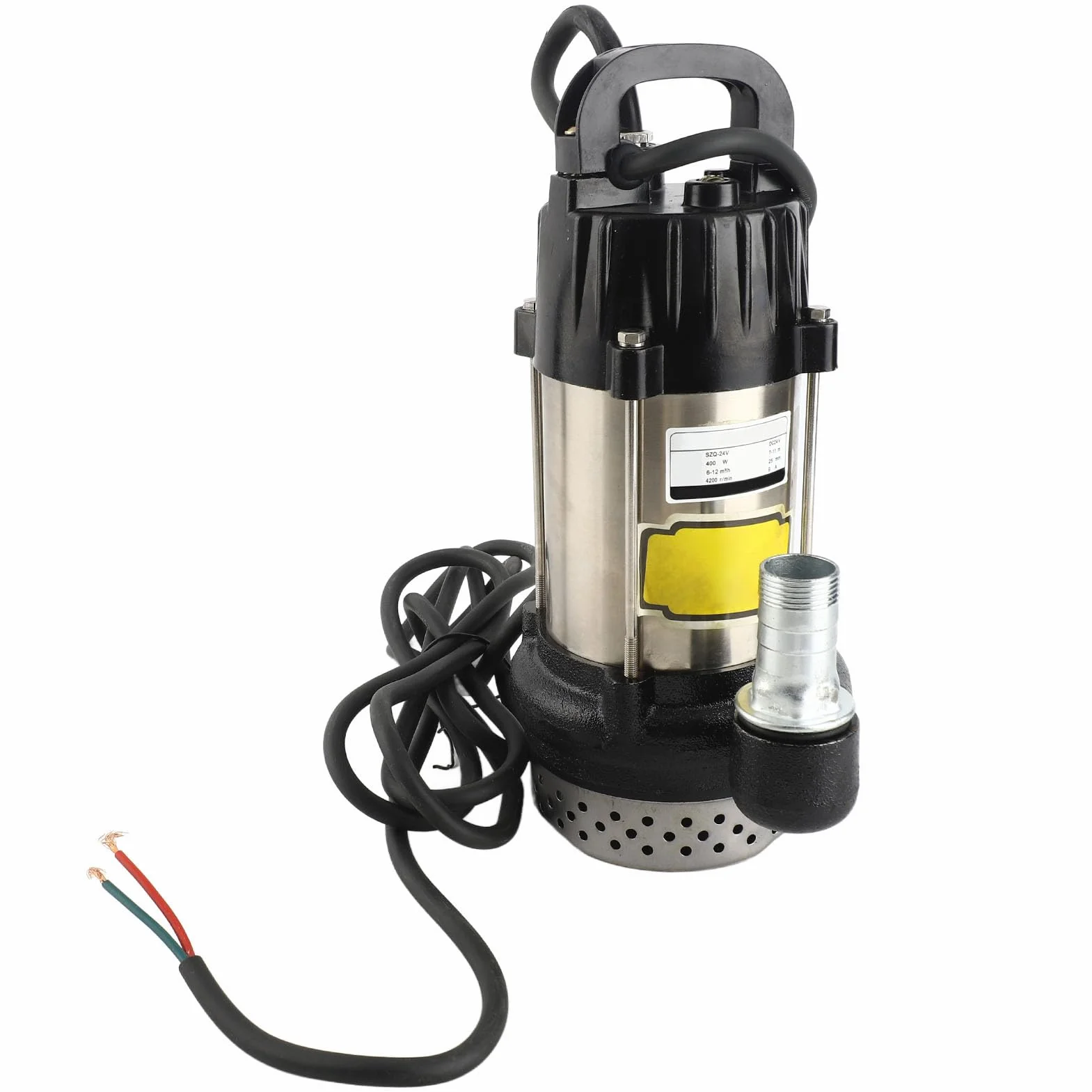 Bomba de Agua Sumergible, Bomba Sumergible de Agua DC Bezszczotkowana Pompa Zanurzona Szq - 24V 400W DC24V 1in Zanurzka Pompa Opuszcza Zanurzalna Pneumatyczna Pneumatyczna
